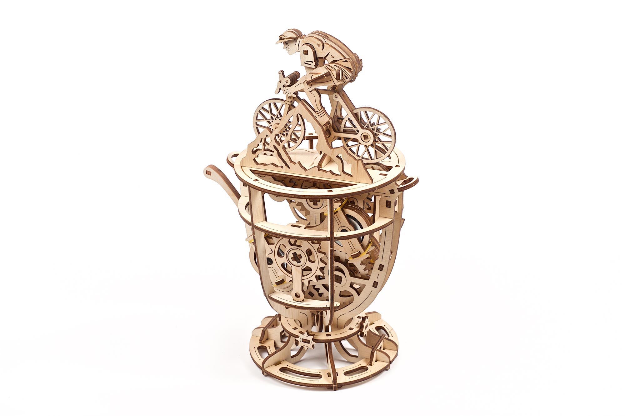 UGears Automaton Cyclist Mechanical Model