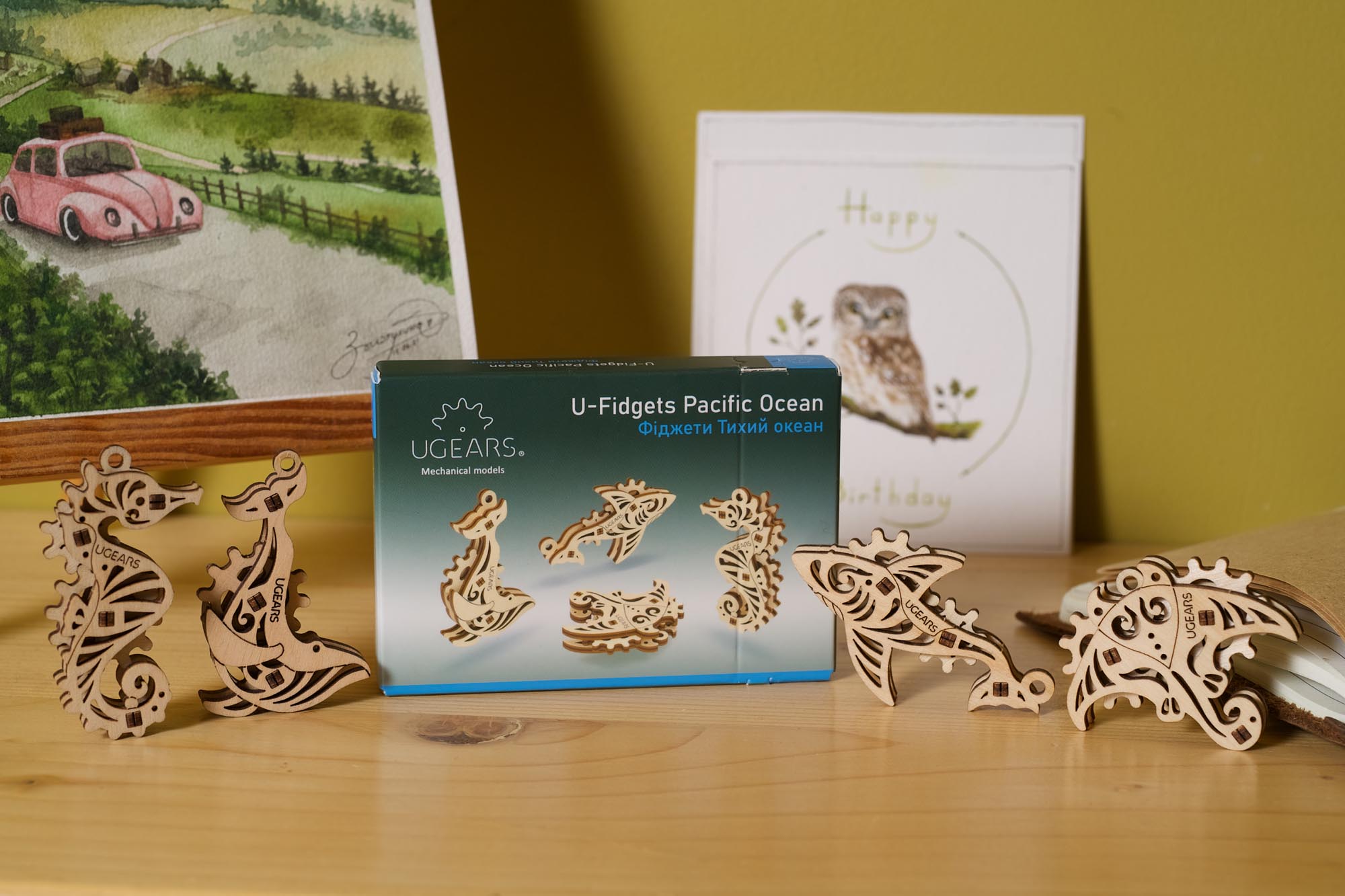 Ugears U-Fidgets Pacific Ocean