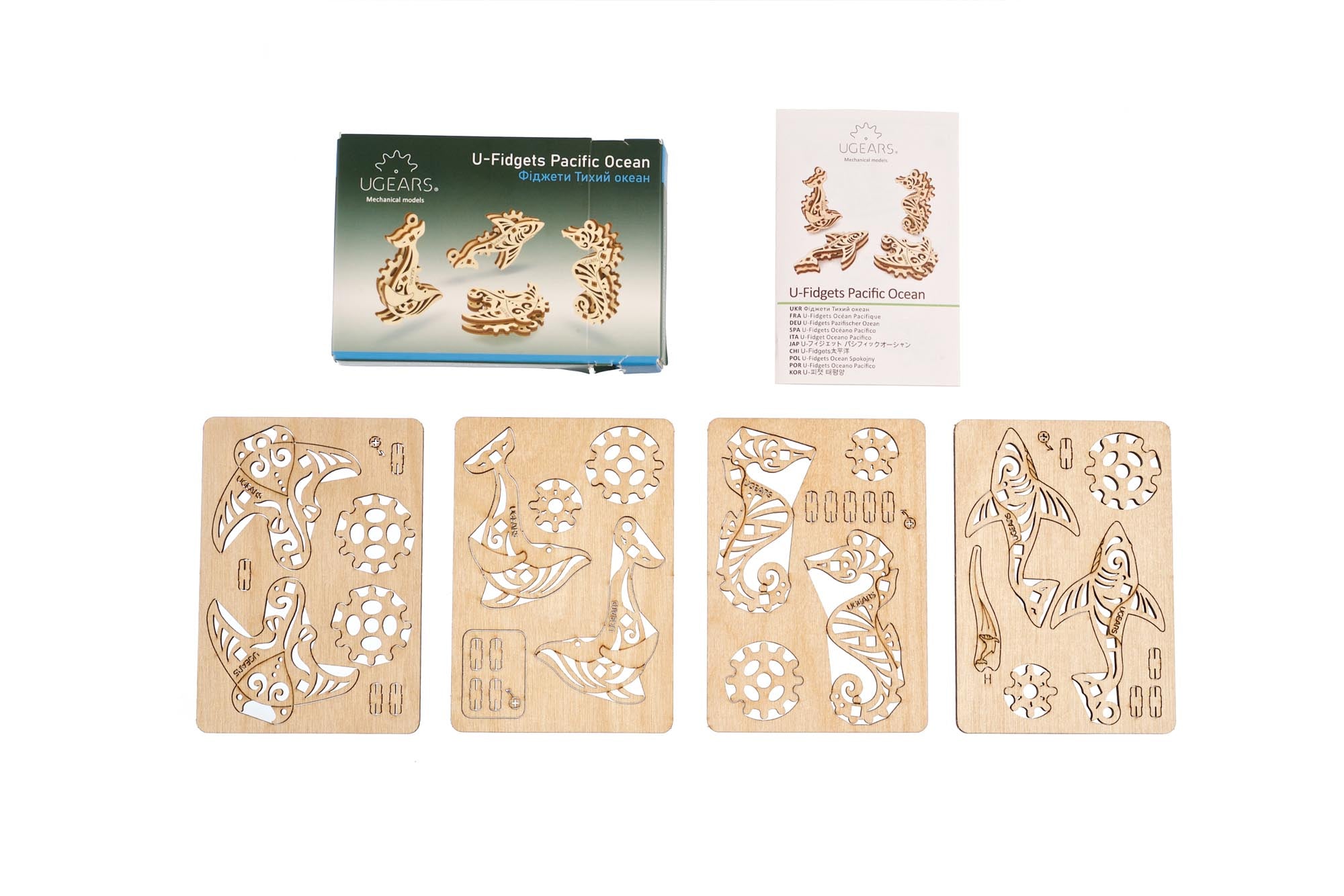 Ugears U-Fidgets Pacific Ocean