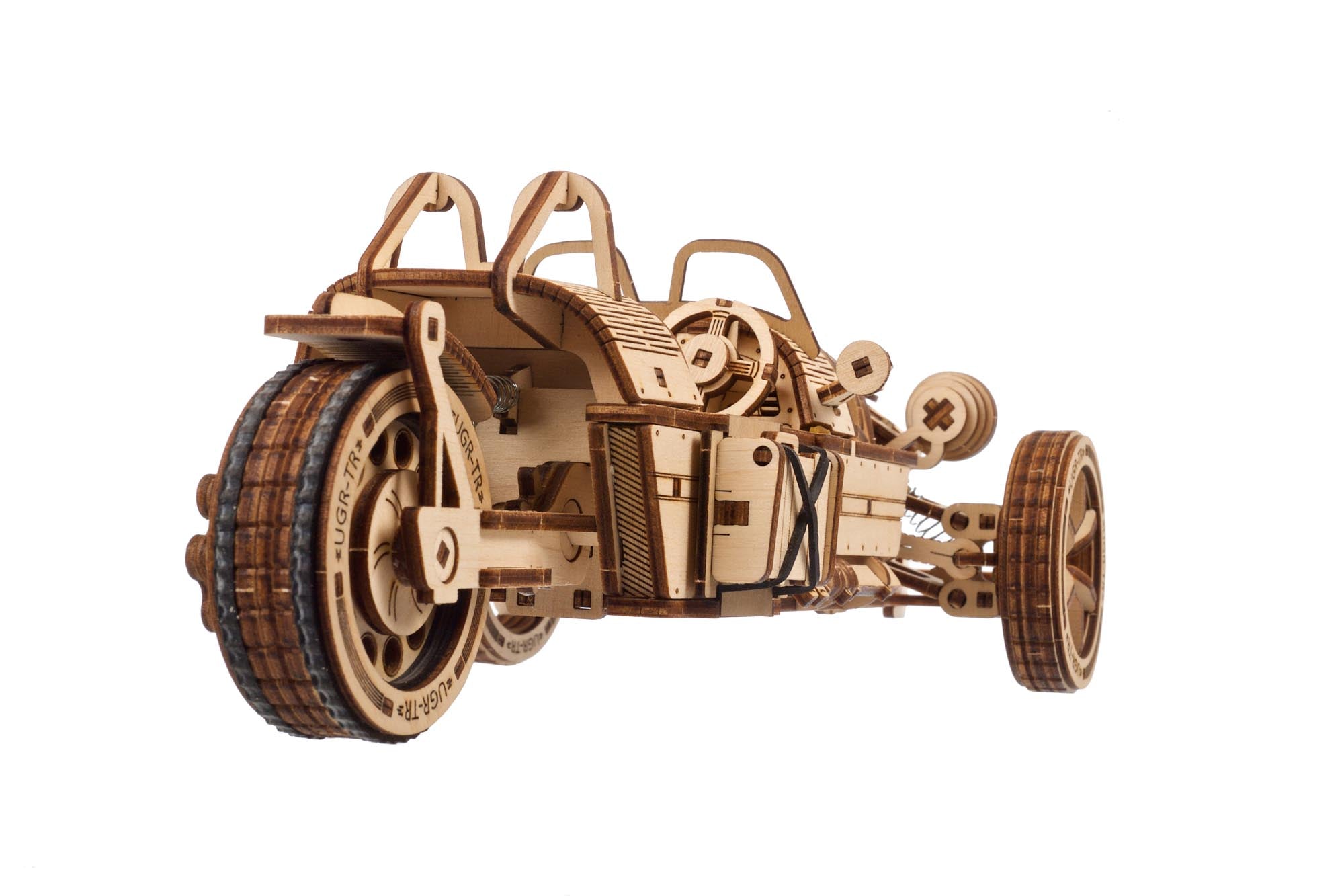 UGears Three-wheeler UGR-S Wooden Mechanical Model