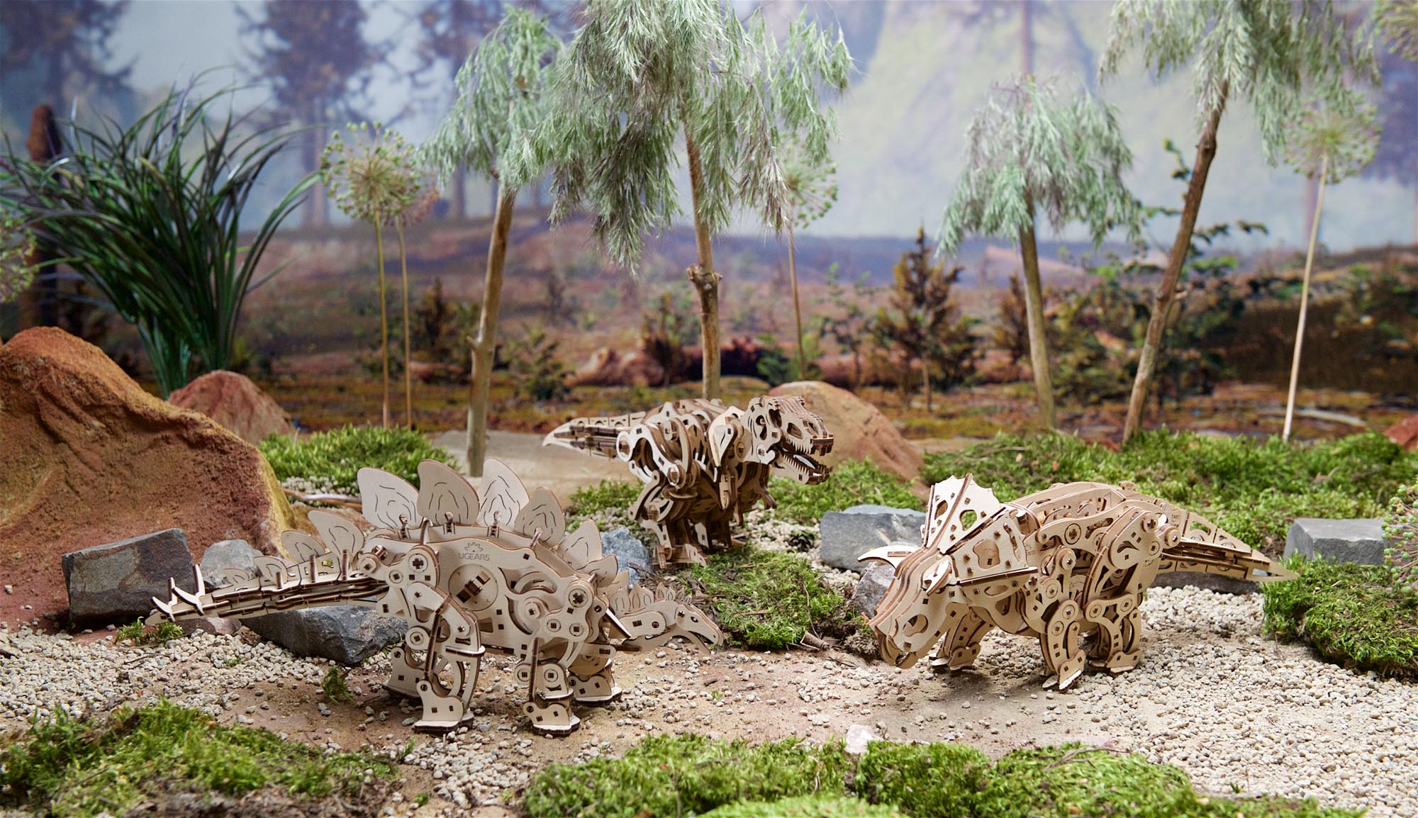 UGears Mechanical Model Stegosaurus
