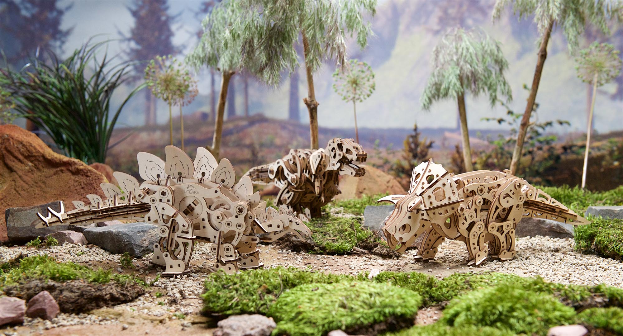 UGears Mechanical Model Stegosaurus