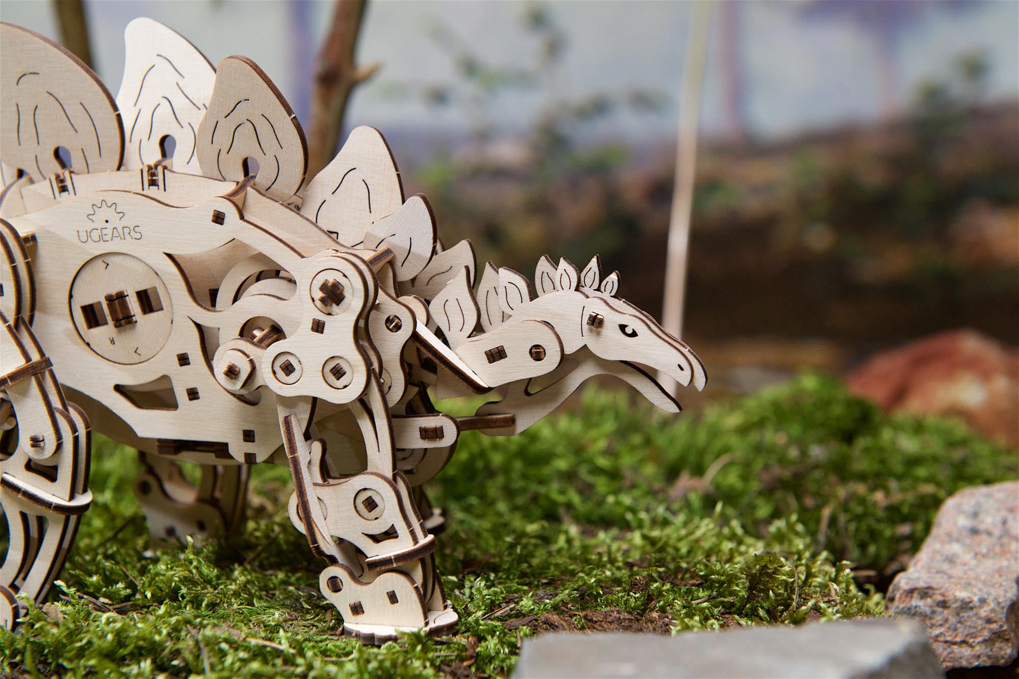 UGears Mechanical Model Stegosaurus