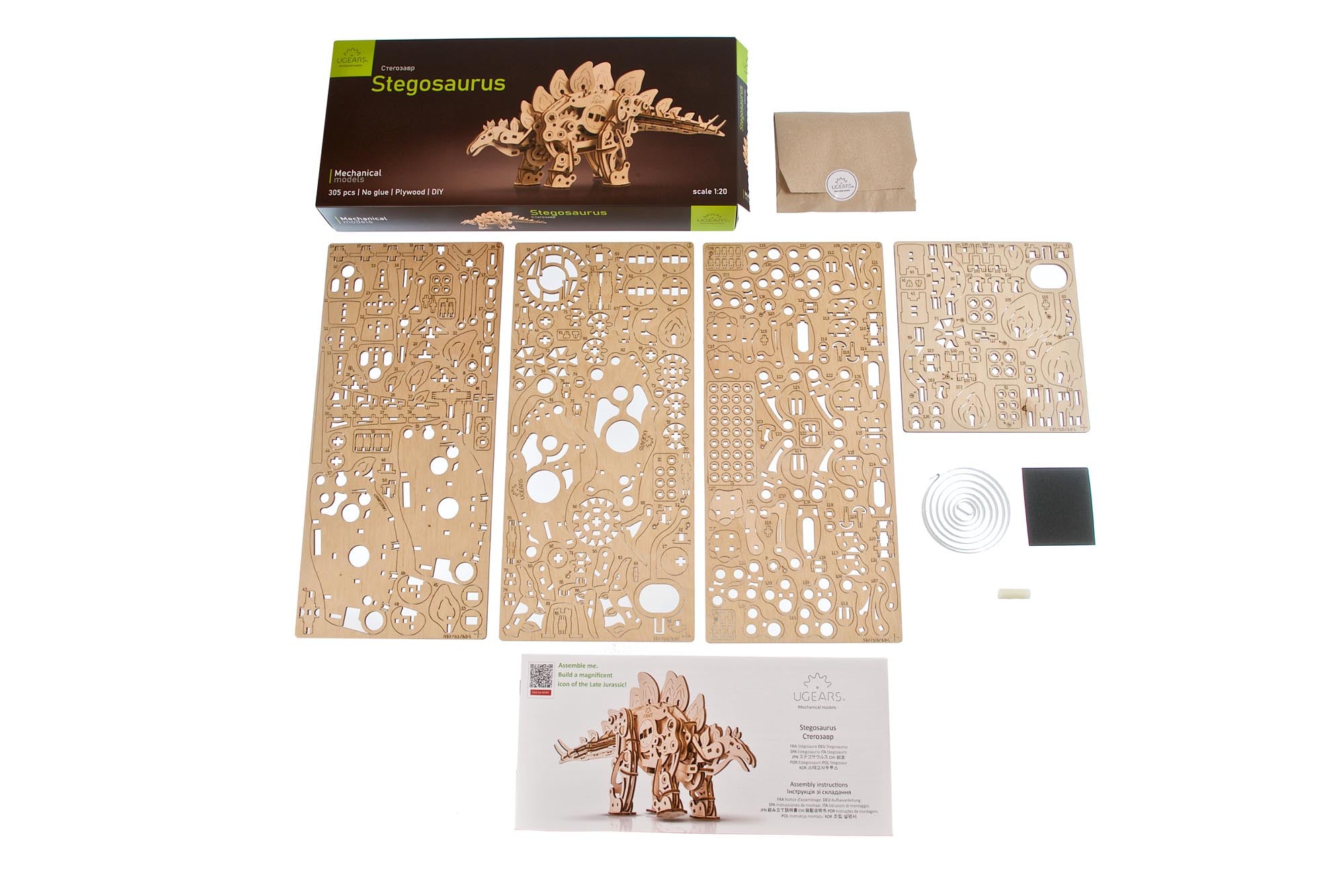 UGears Mechanical Model Stegosaurus
