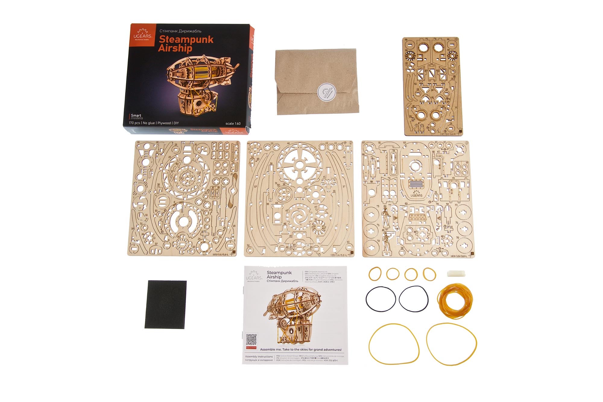 Ugears Mechanical Model Steampunk Airship