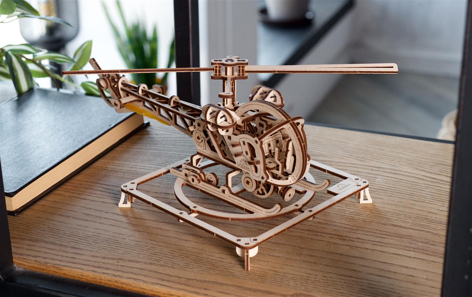 Ugears  Mechanical Model Mini Helicopter