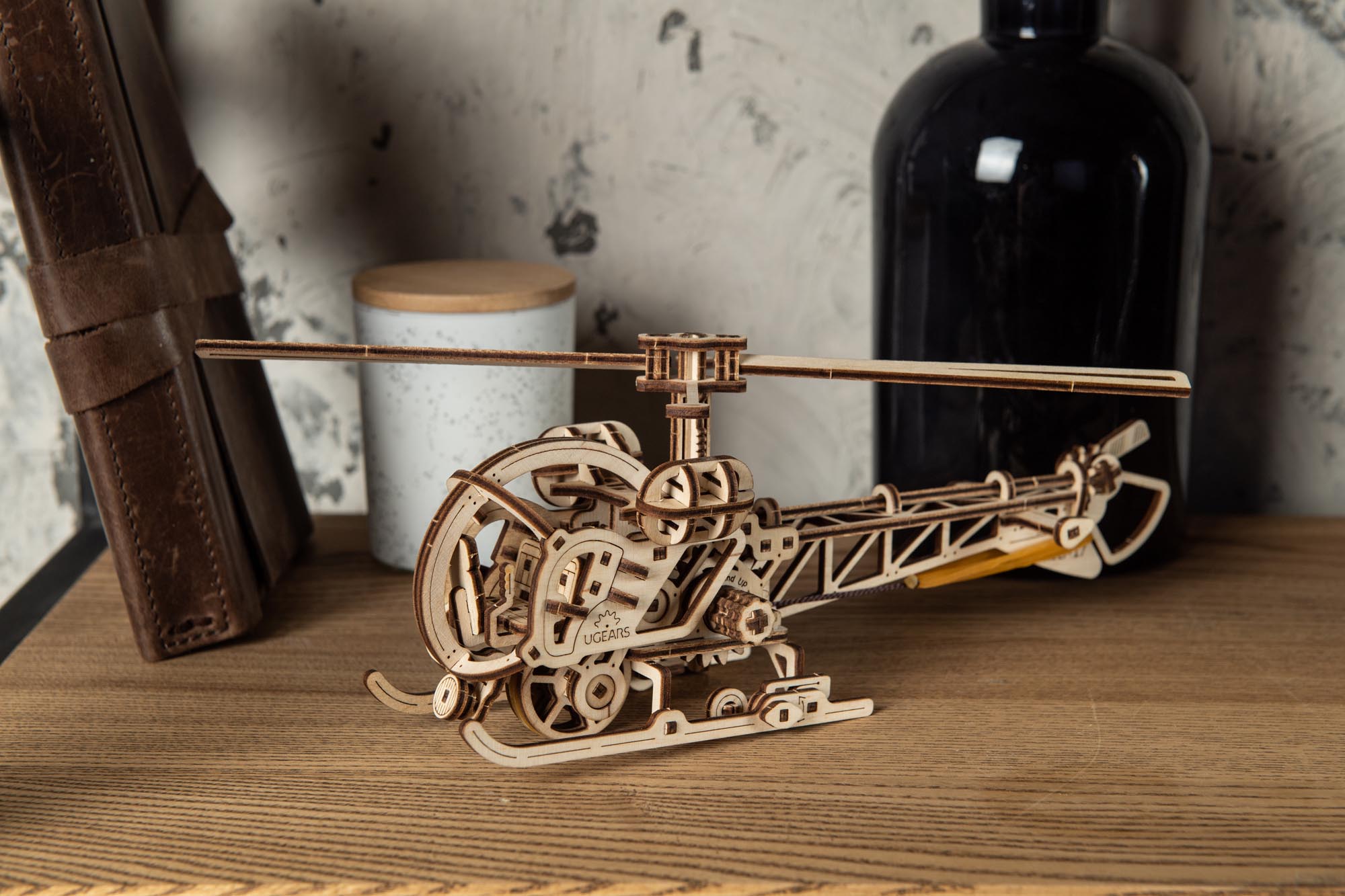 Ugears  Mechanical Model Mini Helicopter