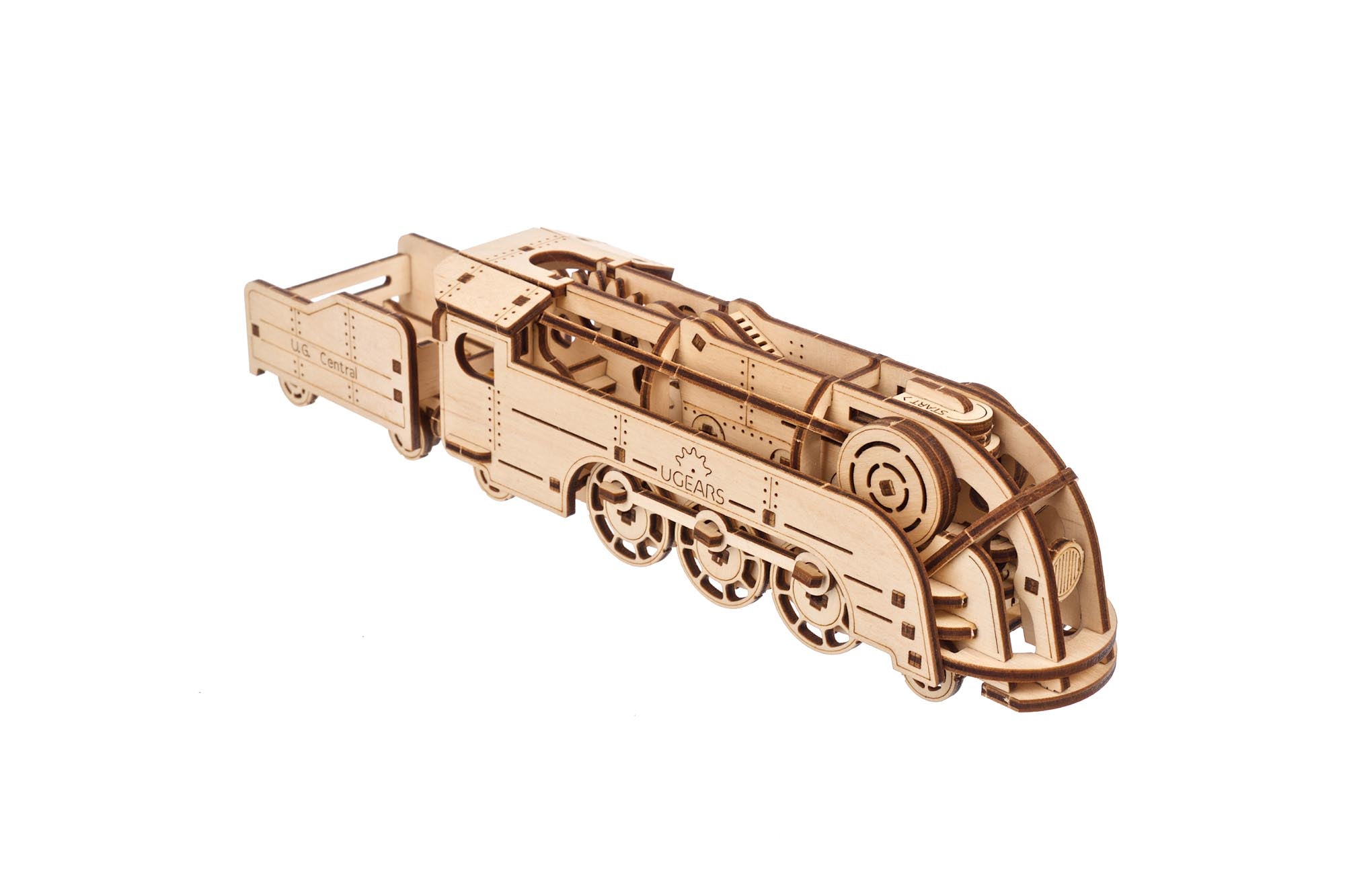 Mini Locomotive Wooden Mechanical Model for Sale UGears US