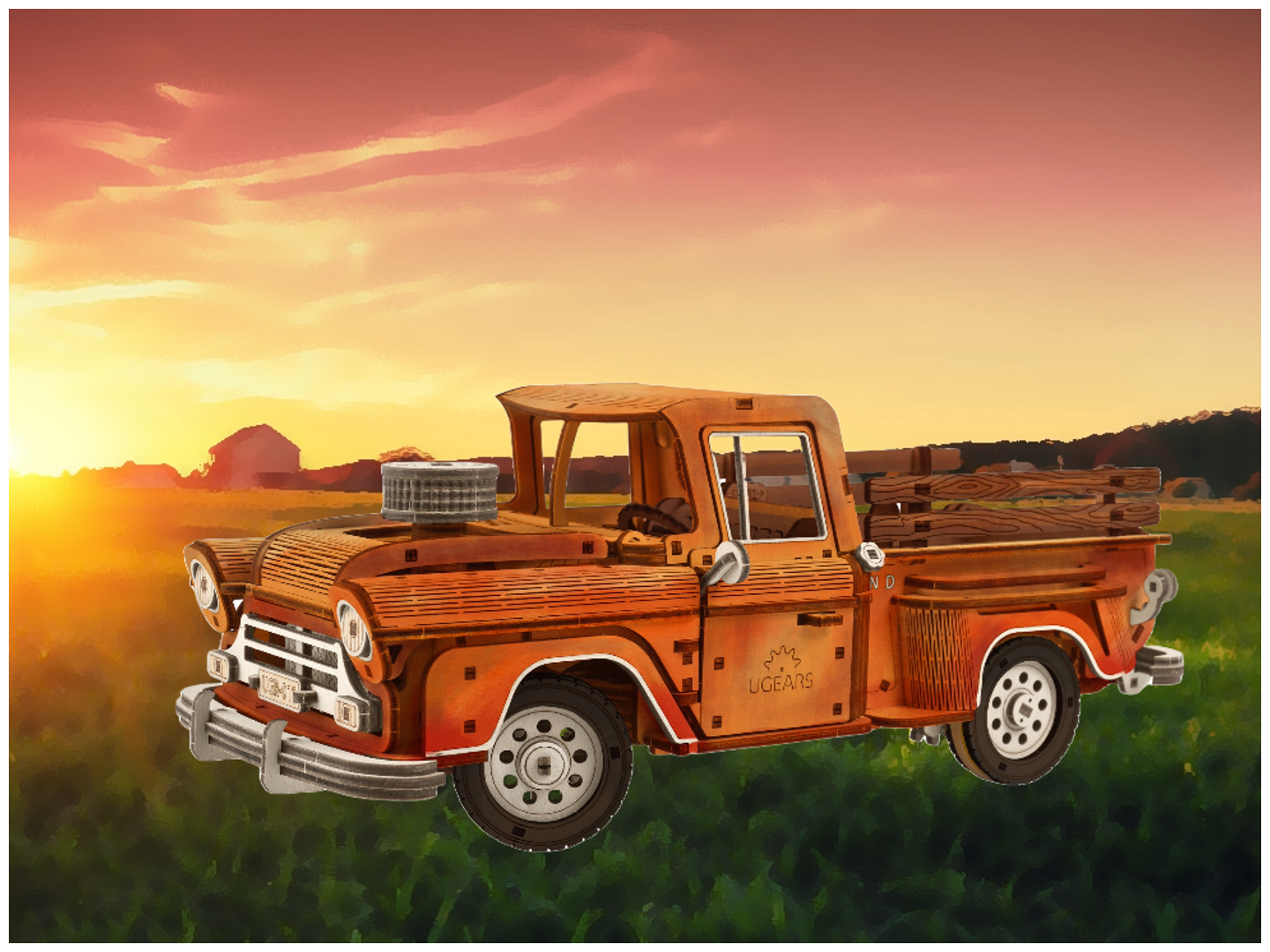 UGears Colors - Crimson Red