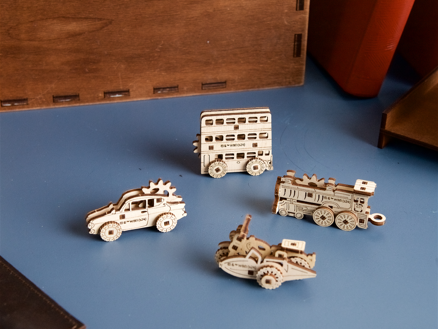 UGears U-Fidgets Magical Vehicles Fidgets (4 pcs)