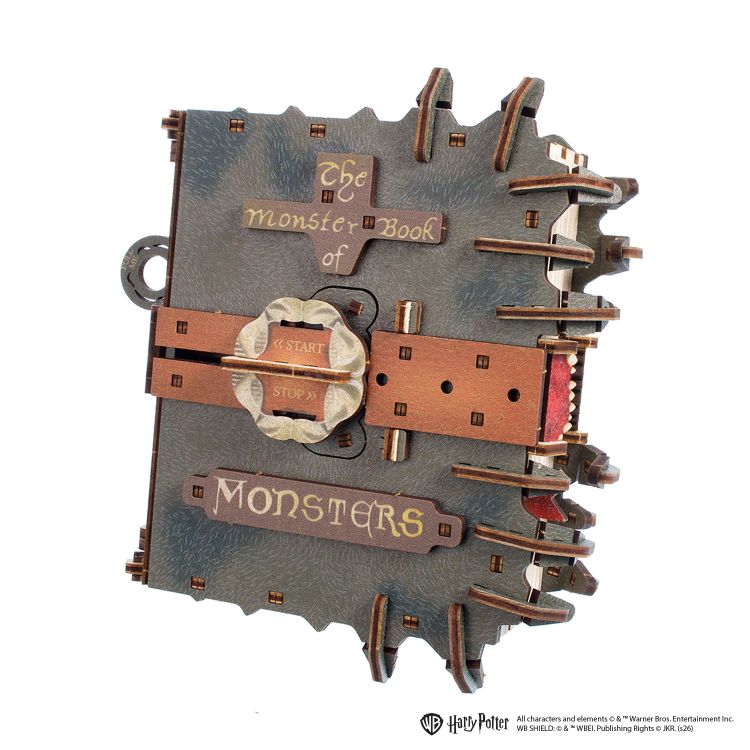 stop monsters UGears Monster Book of Monsters™ | 3D Wooden Mechanical Puzzles | STEM Building & Engineering Kits