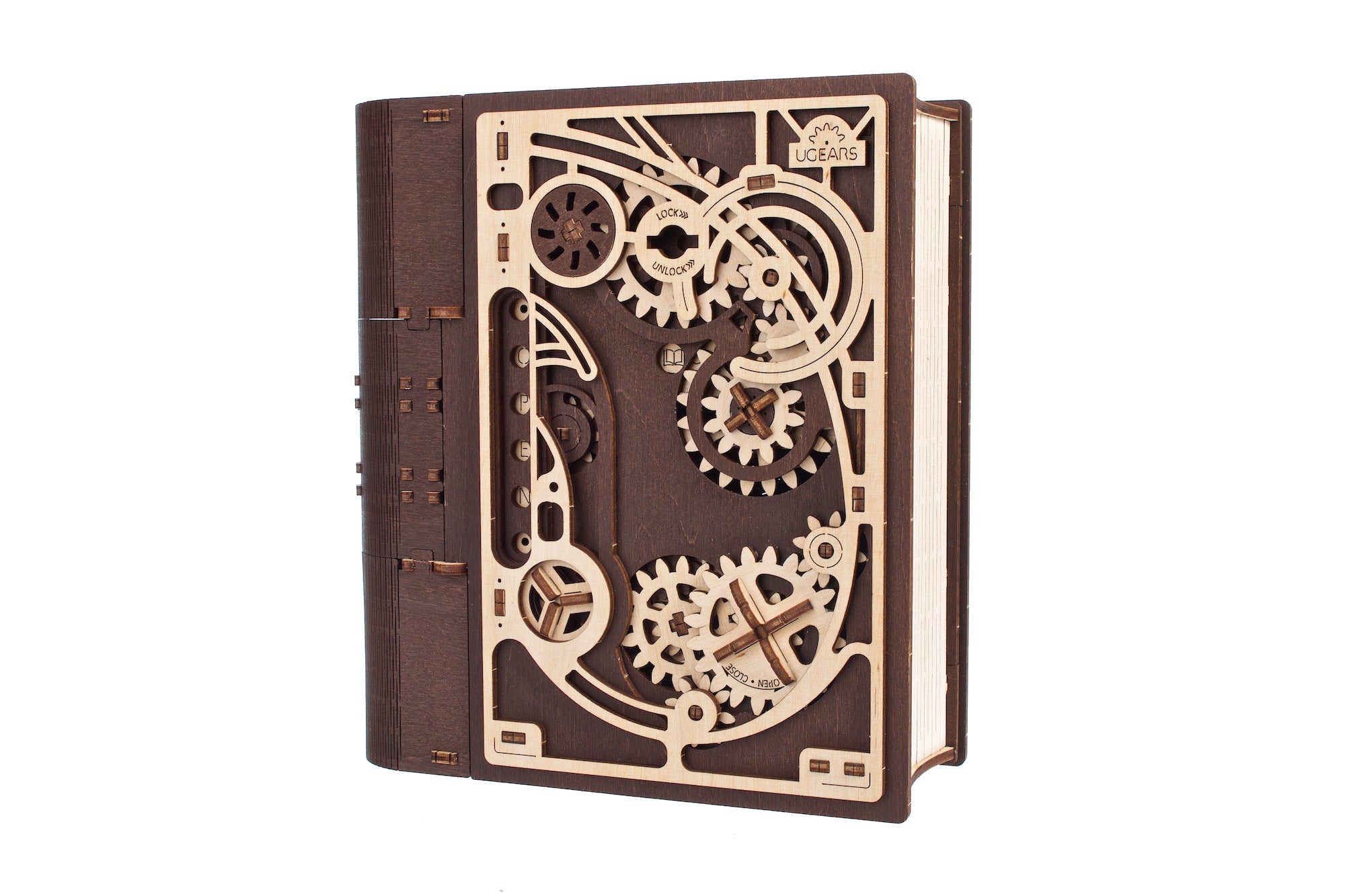 UGears Book of Secrets | 3D Wooden Mechanical Puzzles