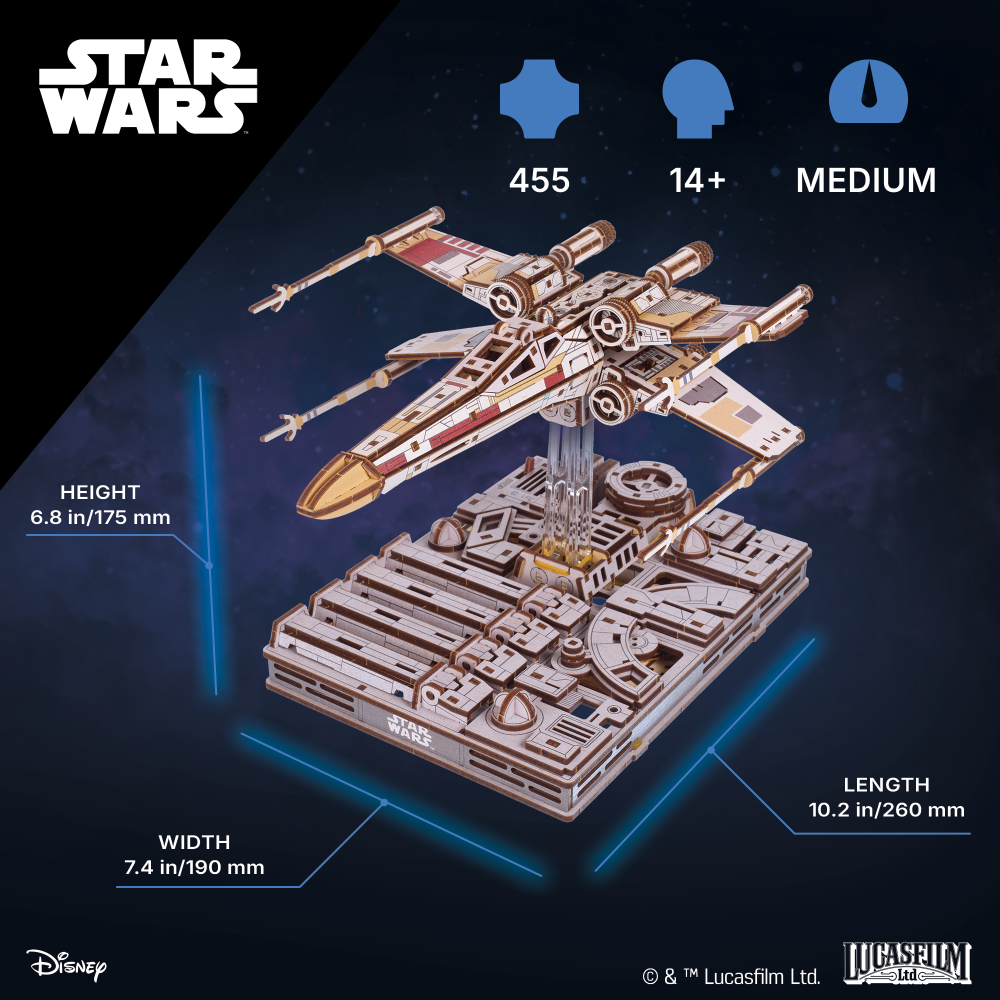 UGears Luke Skywalker's™ X-Wing Starfighter™