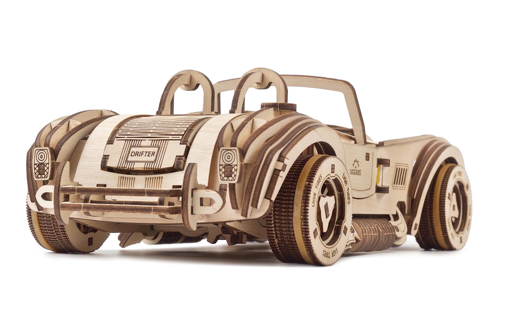 UGears Drift Cobra Racing Car Mechanical Model
