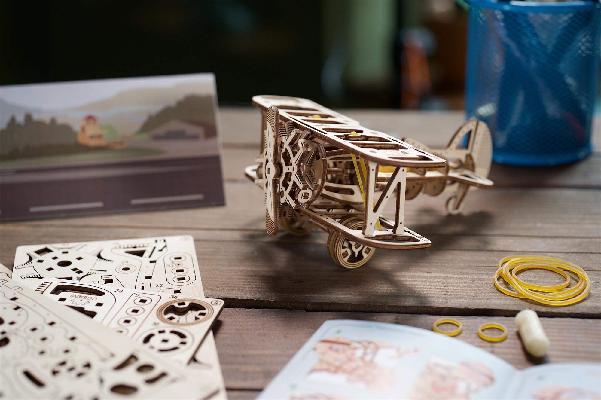 UGears Mini Biplane