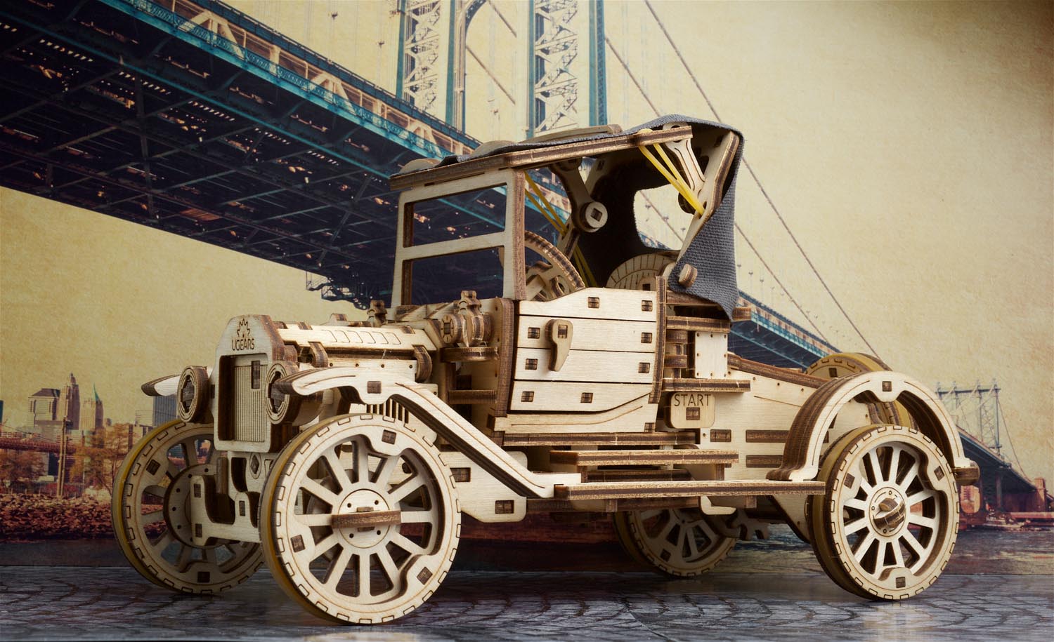 UGears Retro Car UGR-T