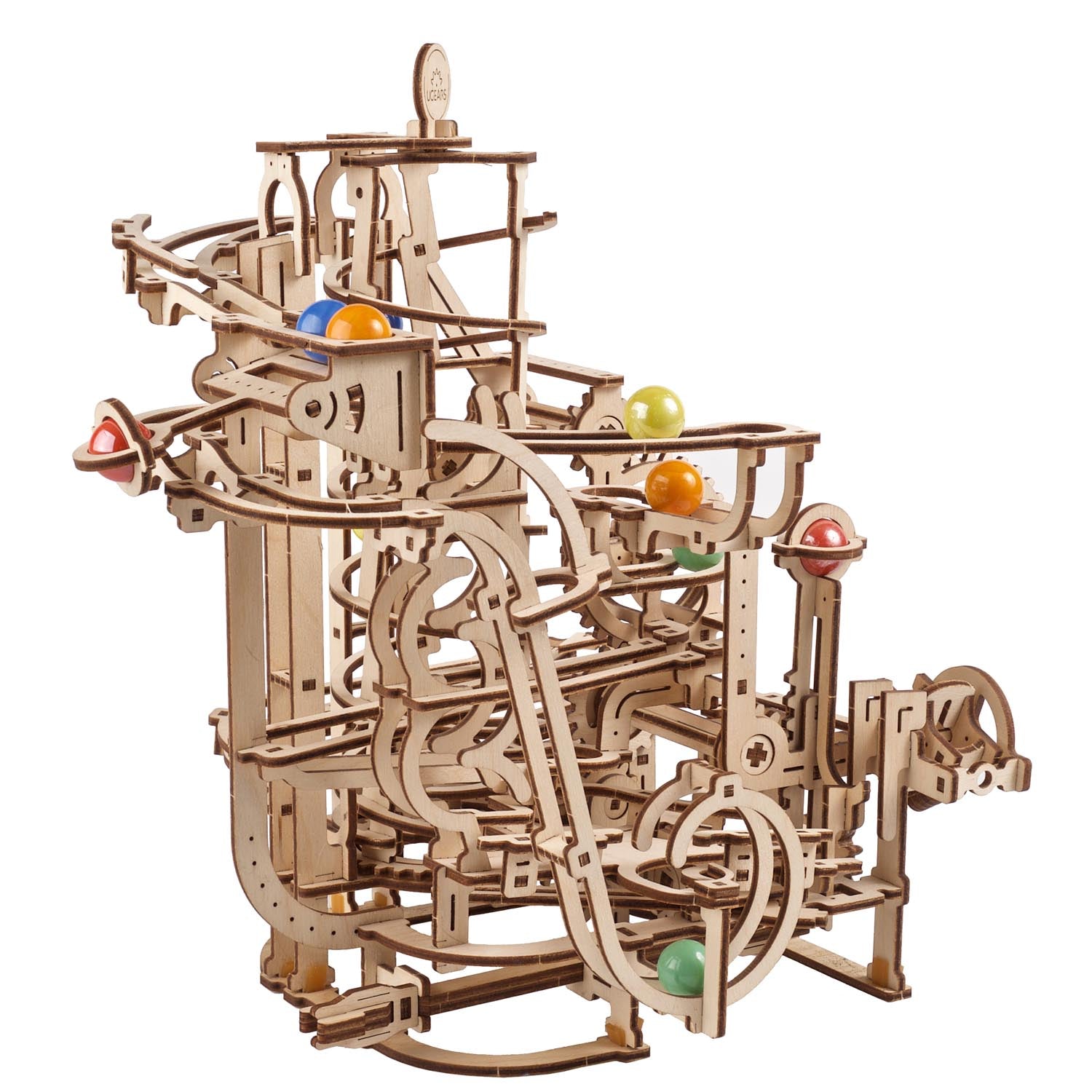 UGears Marble Run Spiral Hoist - 4