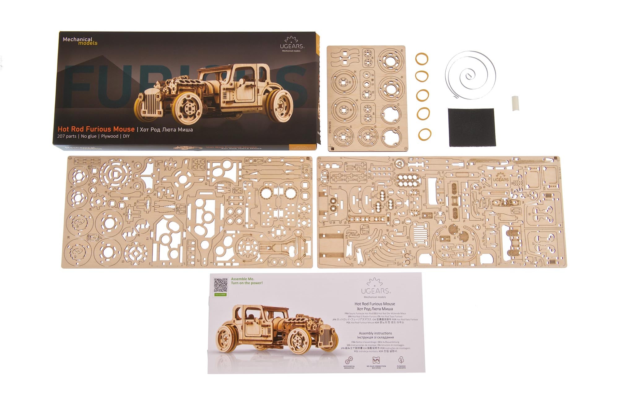 UGears Mechanical Model - Hot Rod Furious Mouse