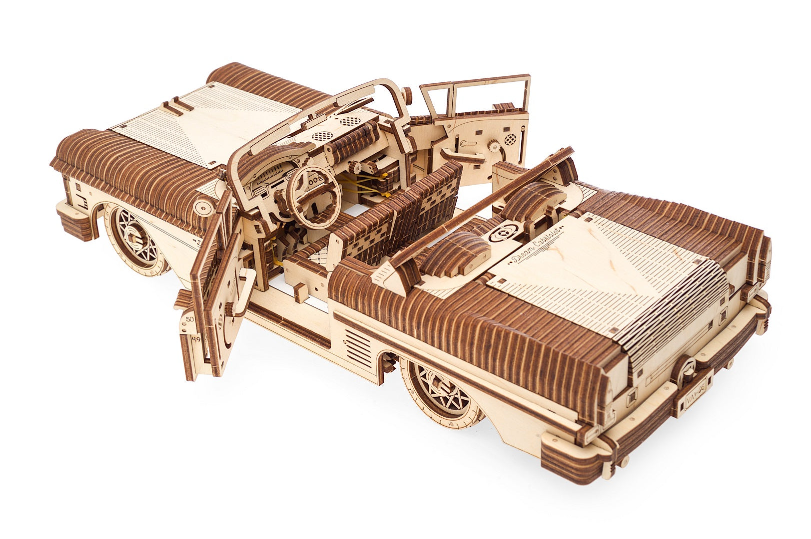 UGears Wooden Mechanical Model Dream Cabriolet VM-05