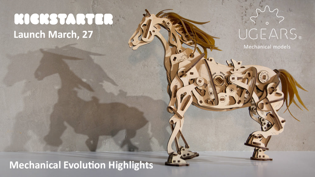 UGEARS New Kickstarter Campaign will release 12 new models