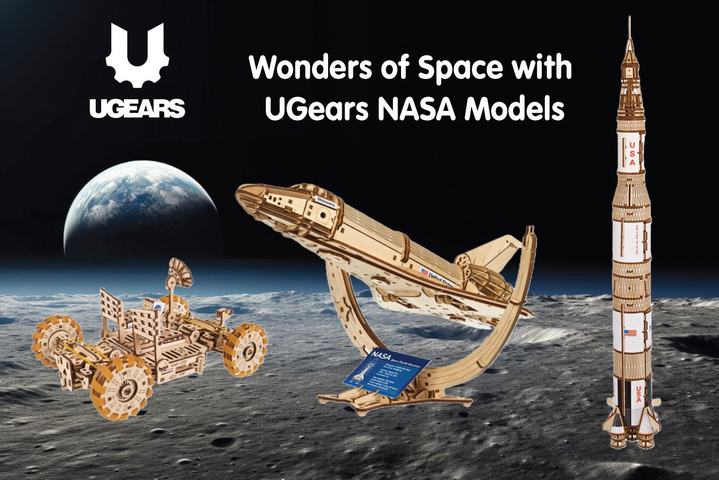 Explore the Wonders of Space with UGears NASA Models 🚀✨