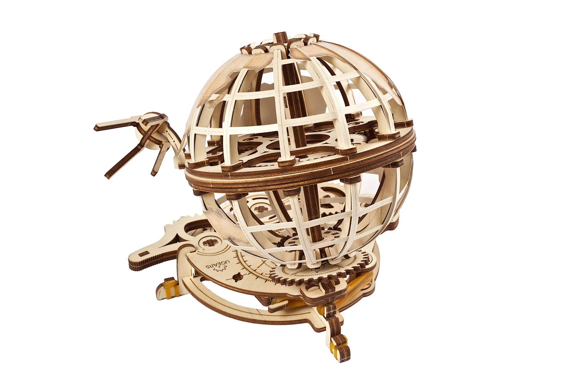 UGears Wooden Mechanical Model 3D Puzzle Kit Globus