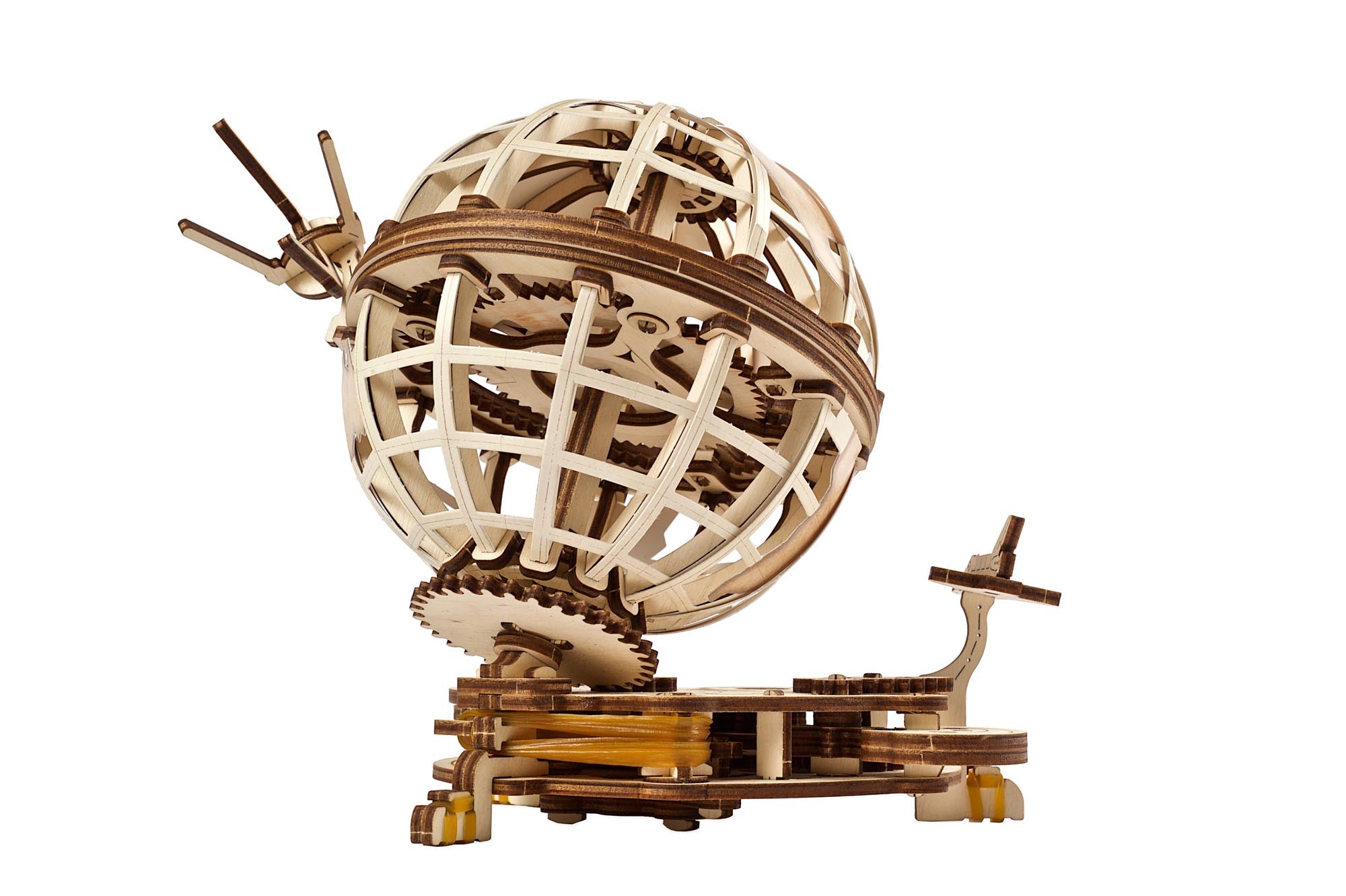 UGears Wooden Mechanical Model 3D Puzzle Kit Globus