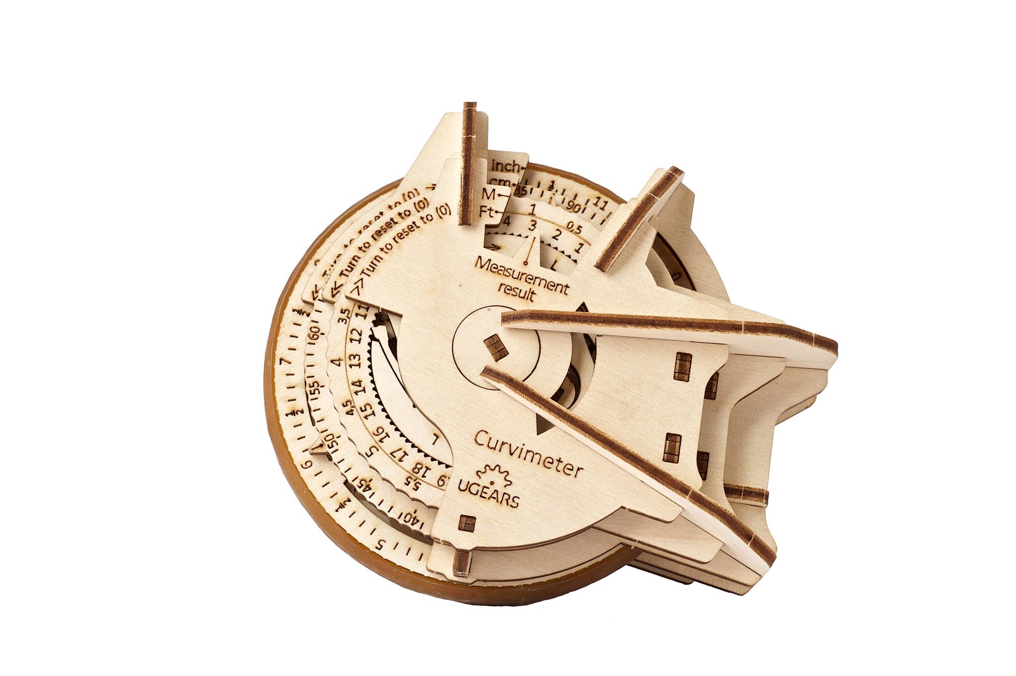 UGears Wooden Mechanical Model Kit STEM STEAM Lab Curvimeter Educational