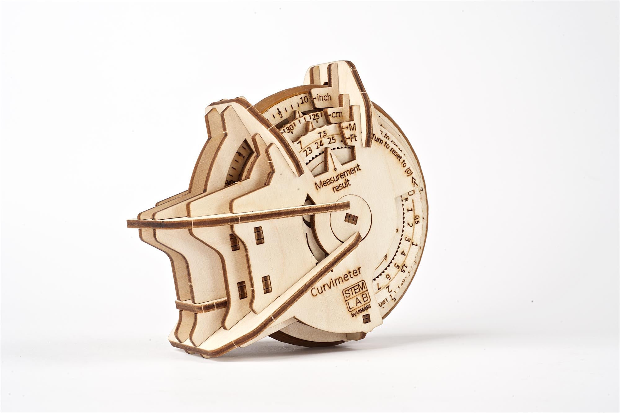 UGears Wooden Mechanical Model Kit STEM STEAM Lab Curvimeter Educational