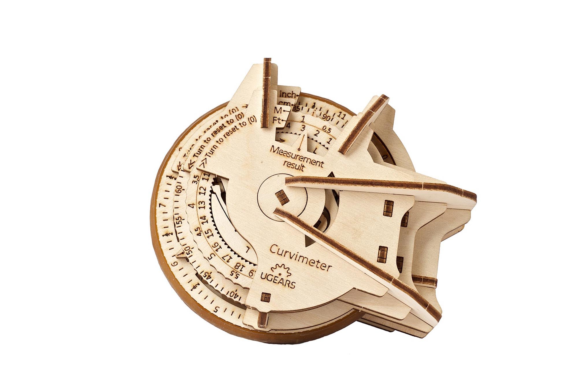 UGears Wooden Mechanical Model Kit STEM STEAM Lab Curvimeter Educational