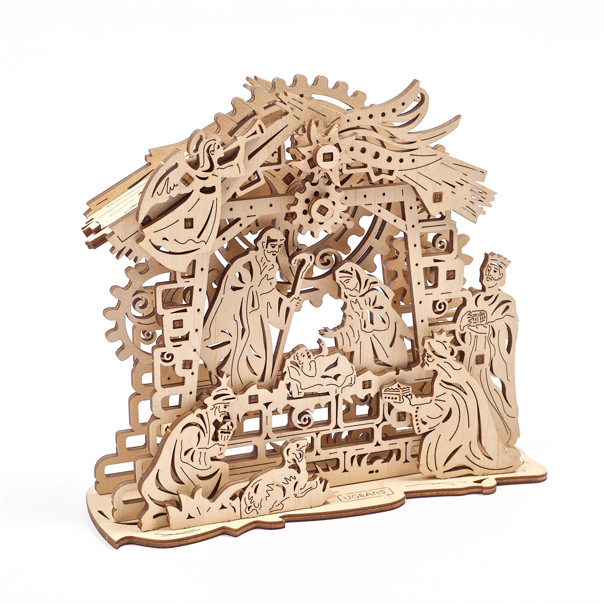 UGears Wooden Mechanical Model Kit Nativity Scene Christmas
