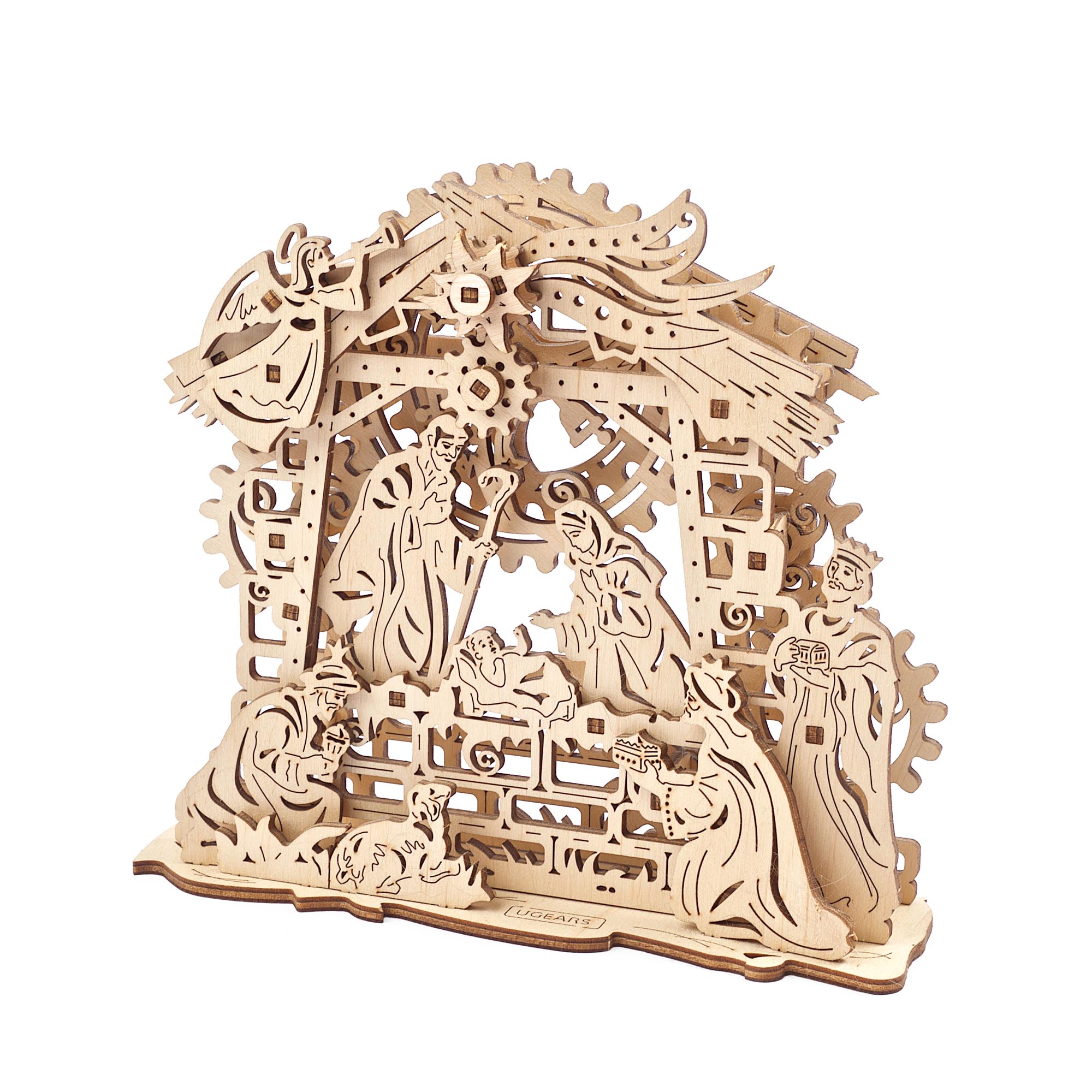 UGears Wooden Mechanical Model Kit Nativity Scene Christmas