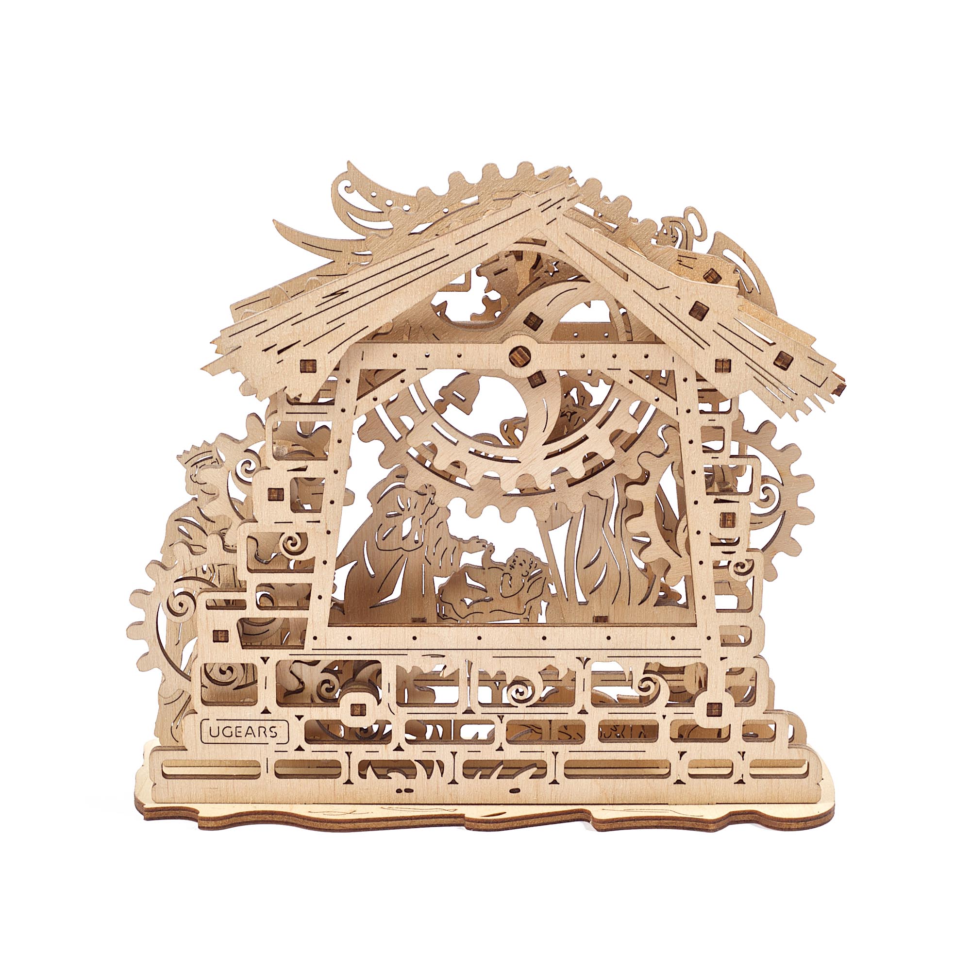 UGears Wooden Mechanical Model Kit Nativity Scene Christmas