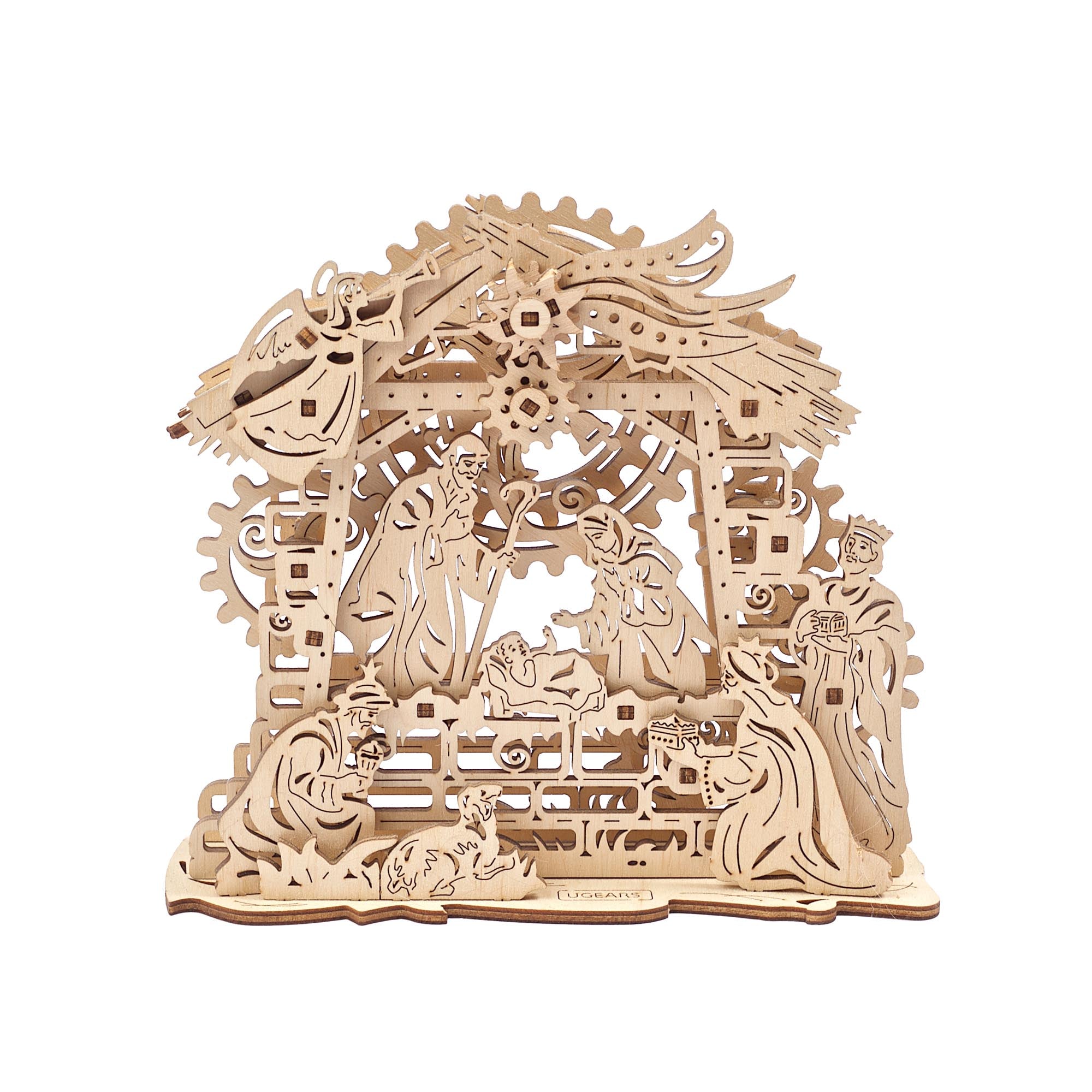 UGears Wooden Mechanical Model Kit Nativity Scene Christmas