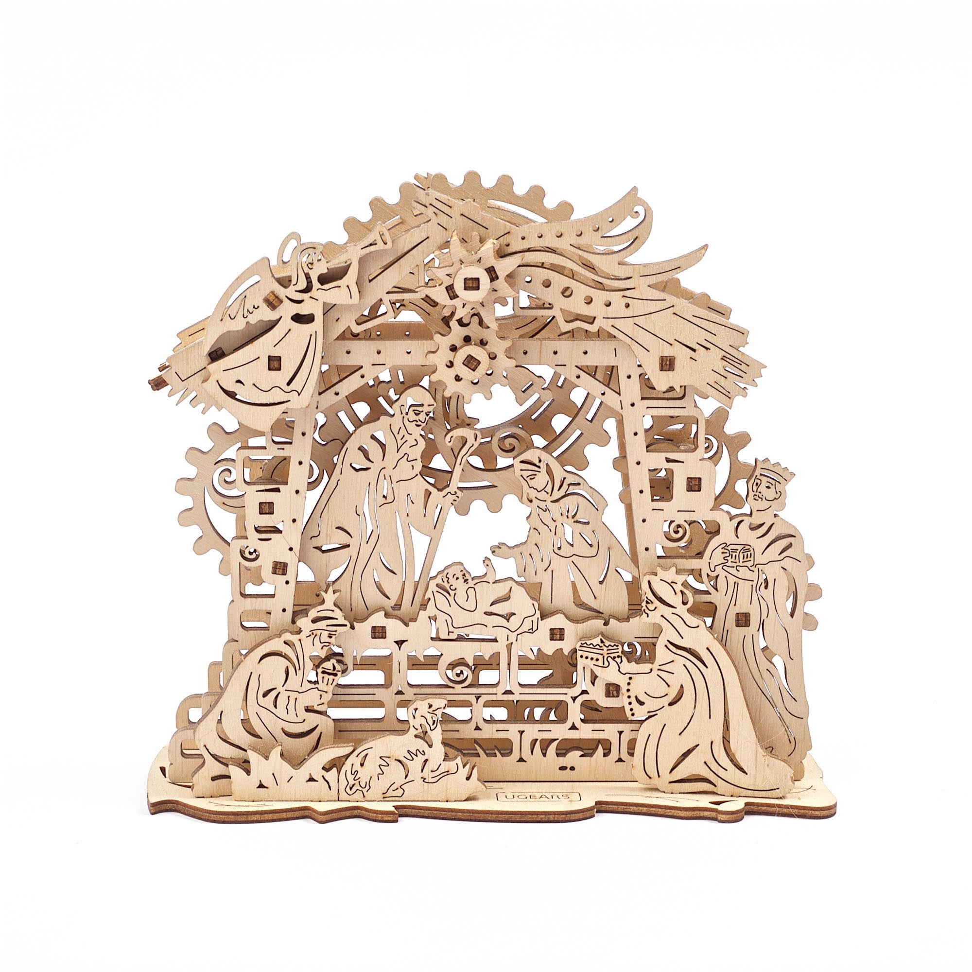 UGears Wooden Mechanical Model Kit Nativity Scene Christmas
