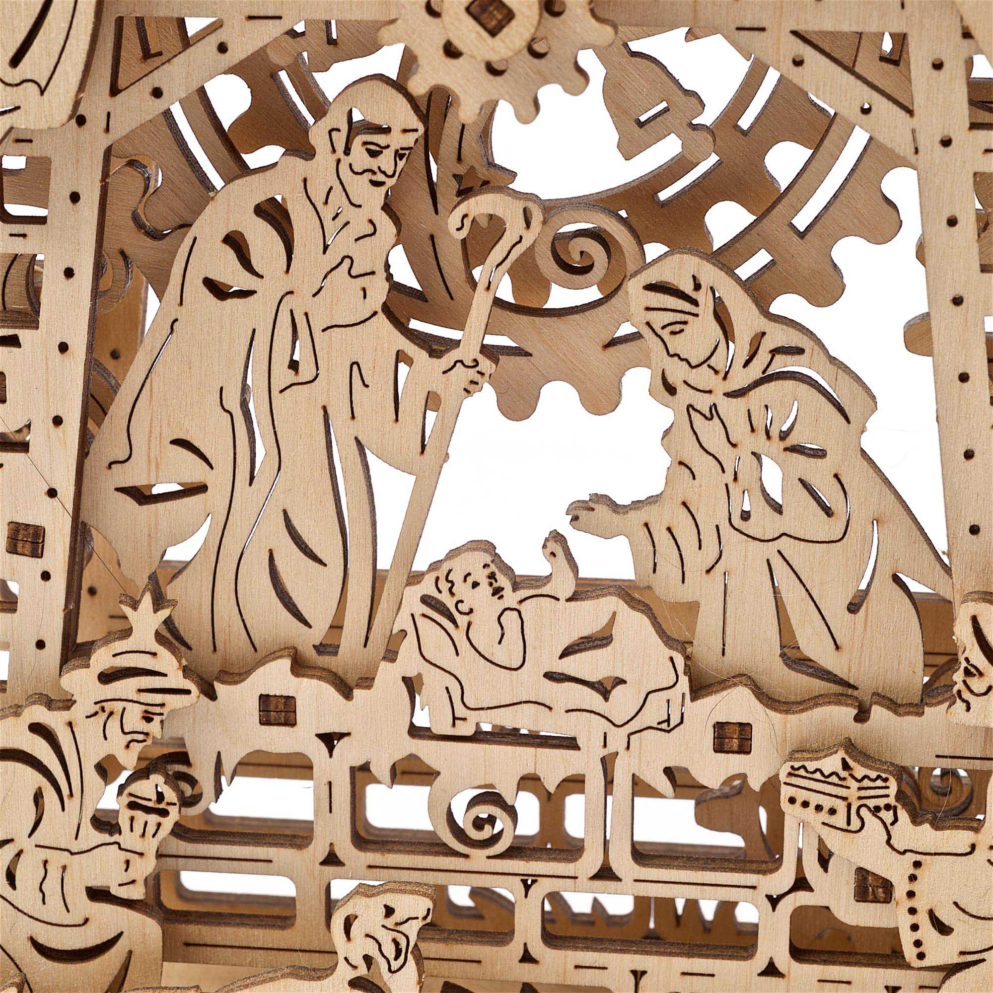 UGears Wooden Mechanical Model Kit Nativity Scene Christmas