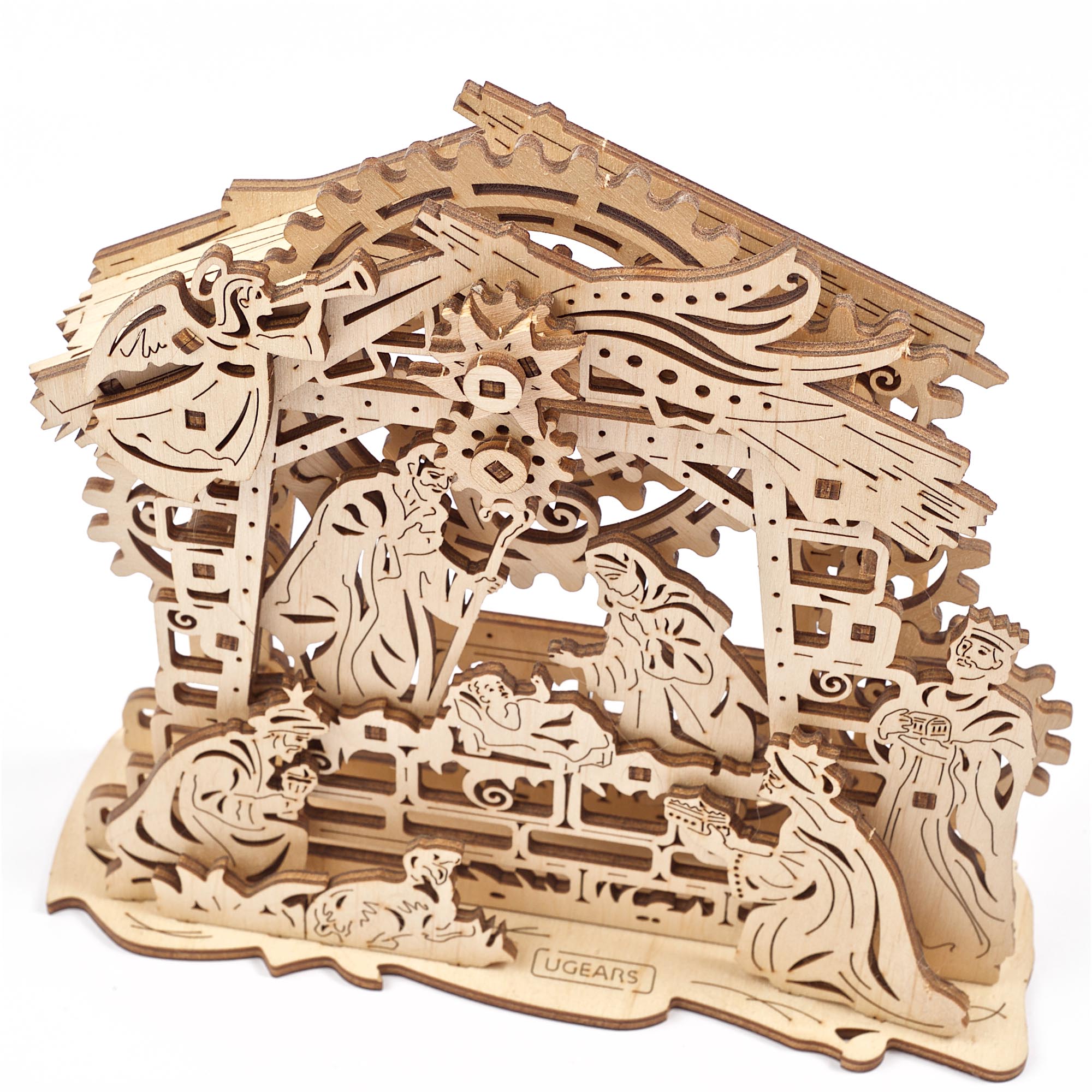 UGears Wooden Mechanical Model Kit Nativity Scene Christmas