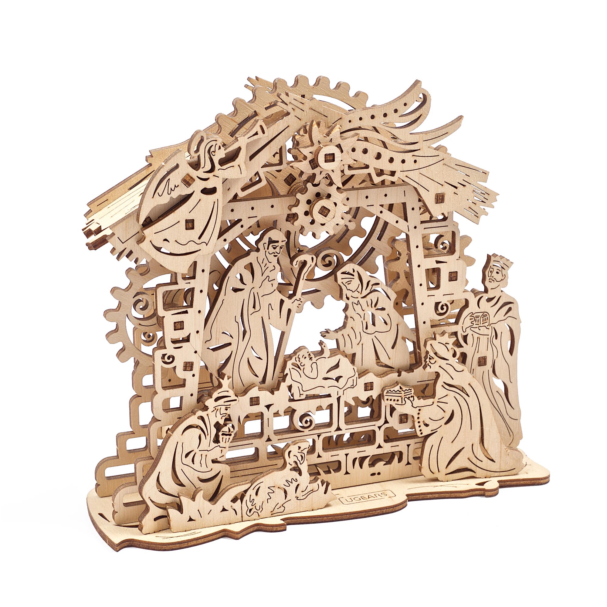 UGears Wooden Mechanical Model Kit Nativity Scene Christmas
