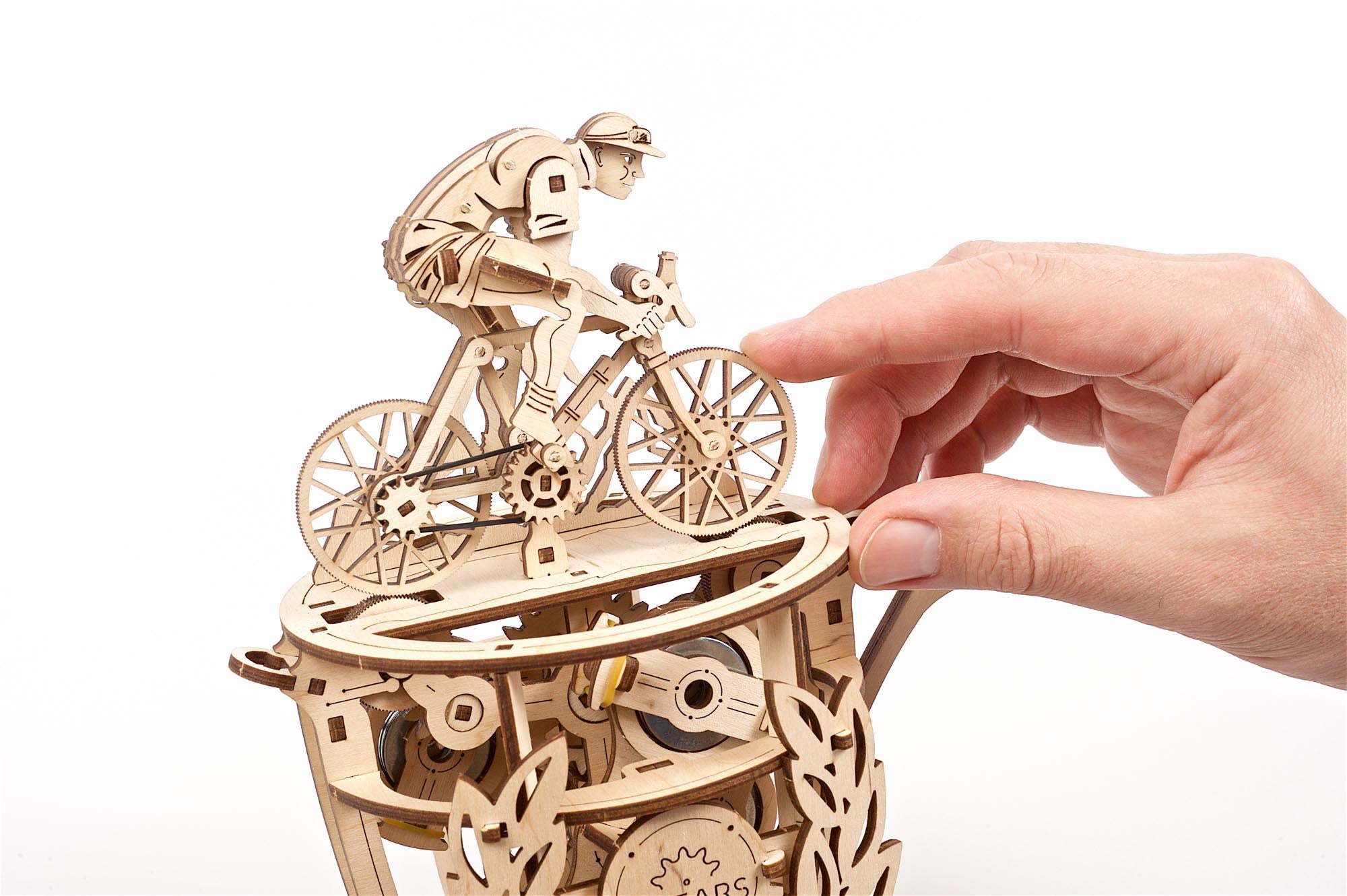 UGears Automaton Cyclist Mechanical Model