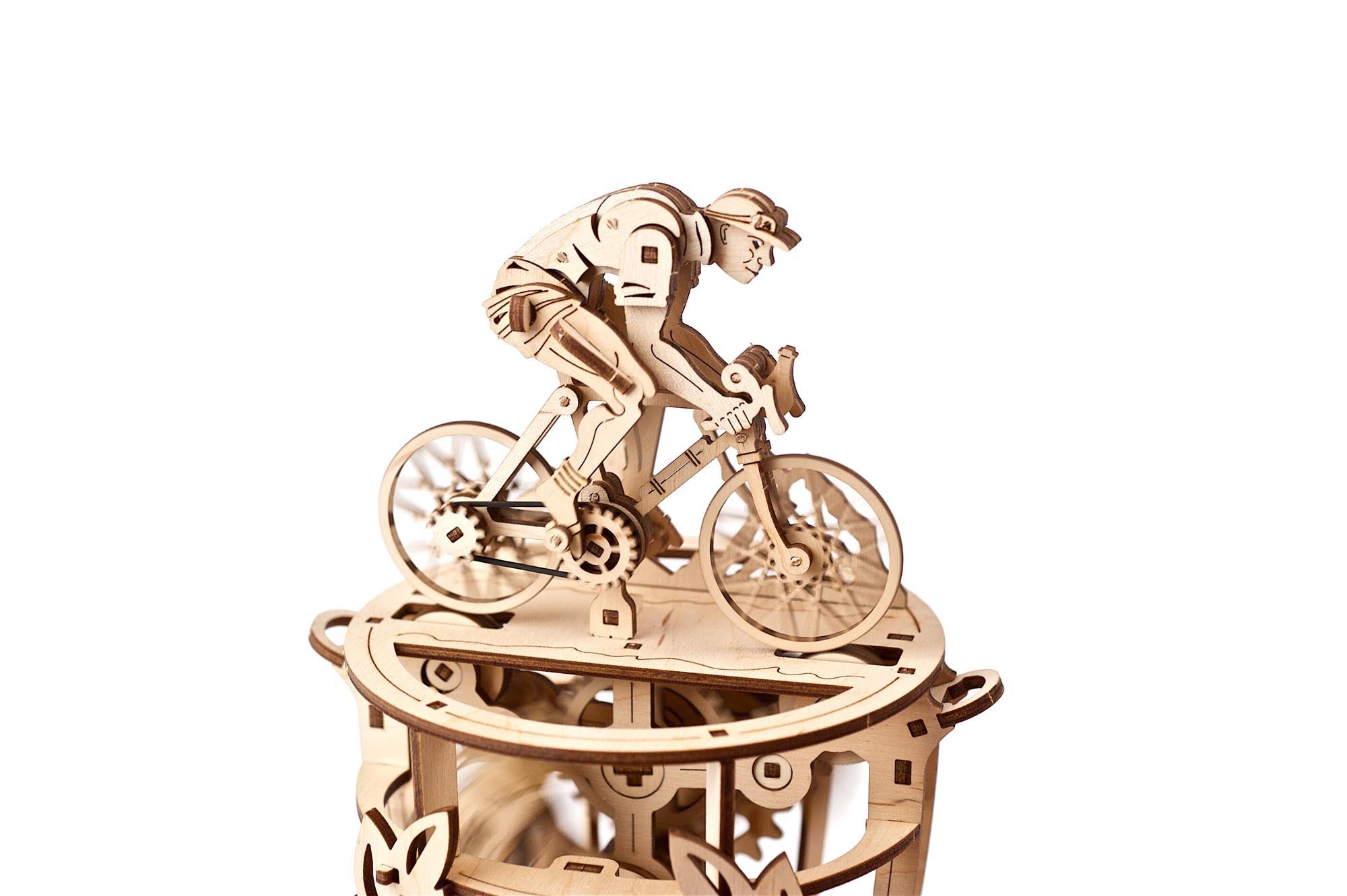 UGears Automaton Cyclist Mechanical Model
