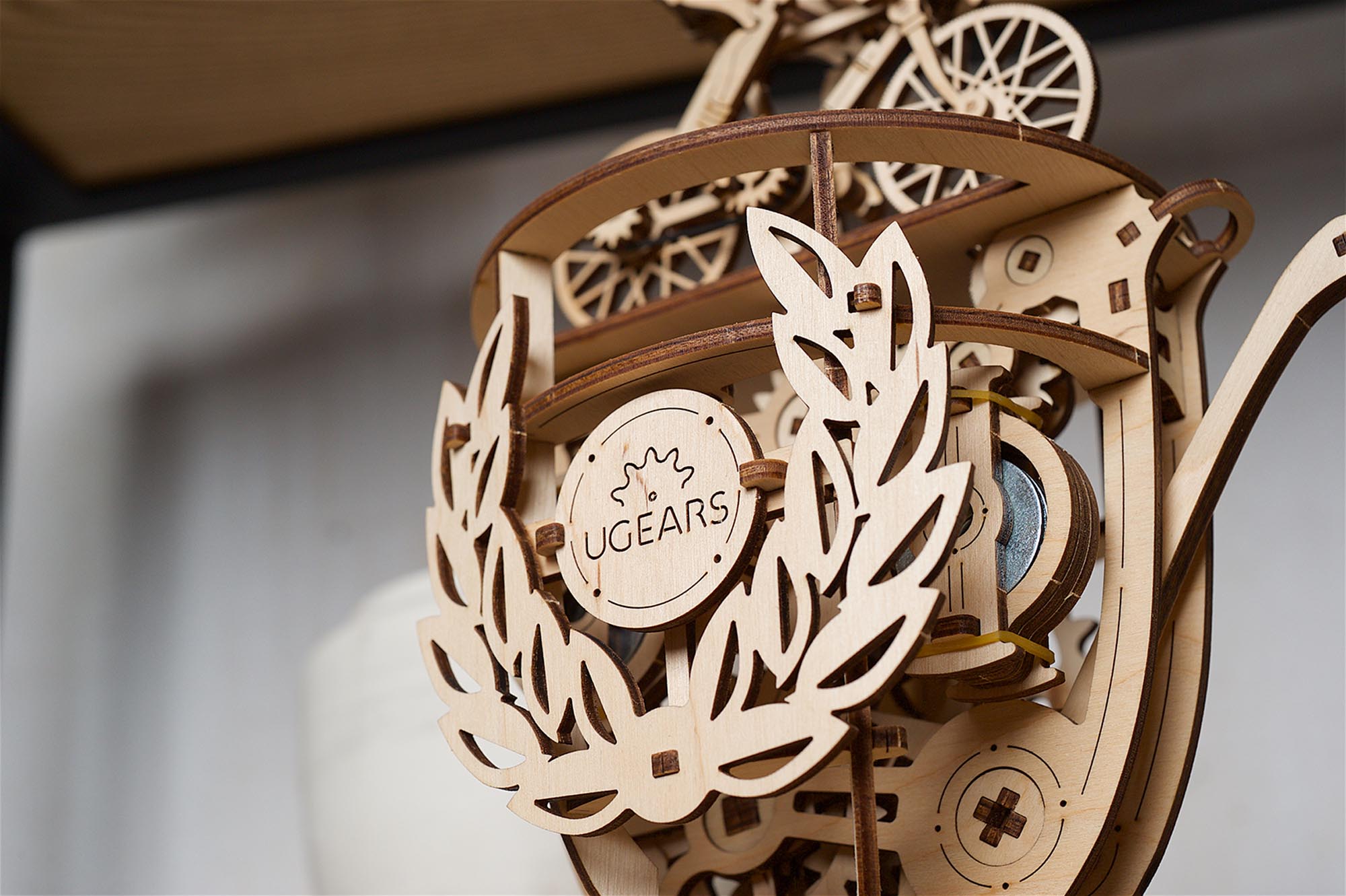 UGears Automaton Cyclist Mechanical Model