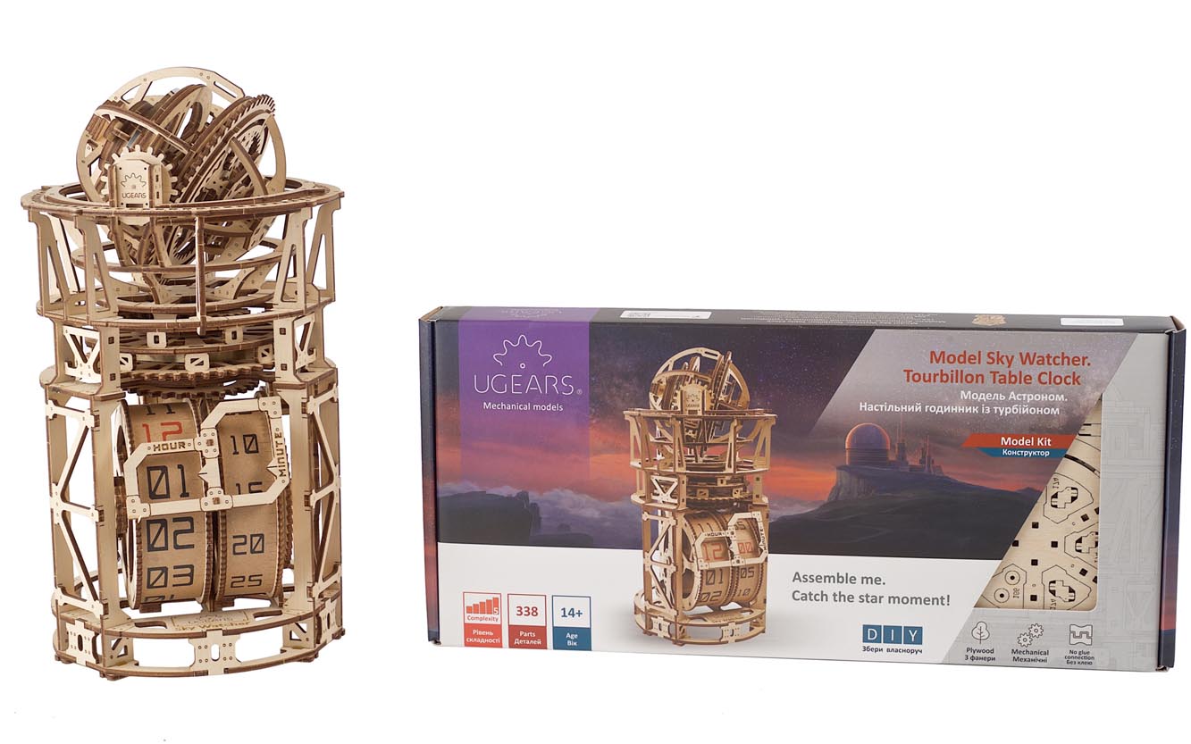 UGears Sky Watcher Tourbillon Table Clock