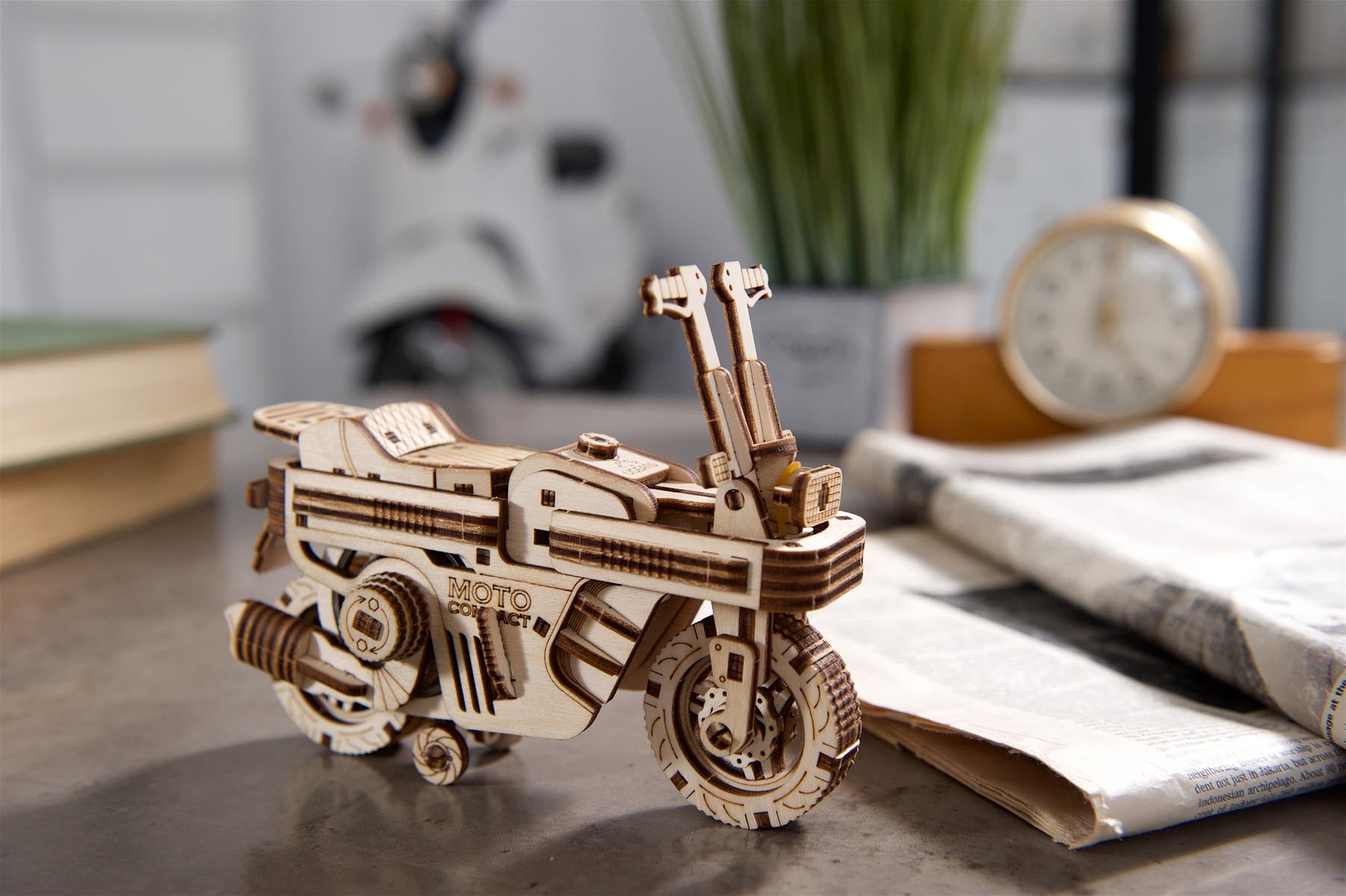 UGears Moto Compact Folding Scooter