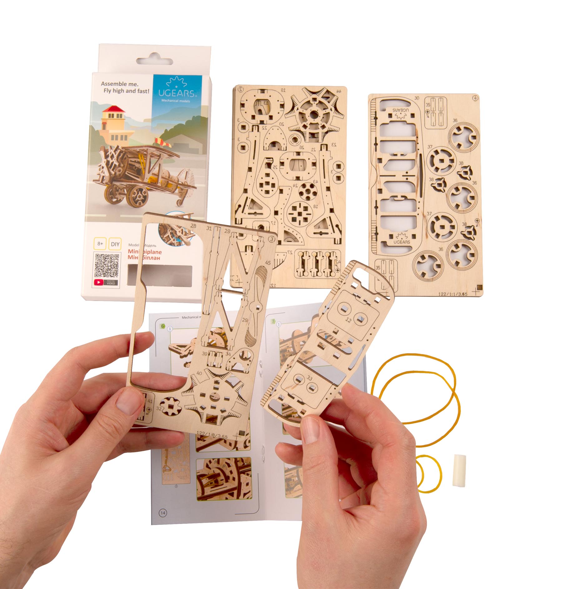 UGears Mini Biplane