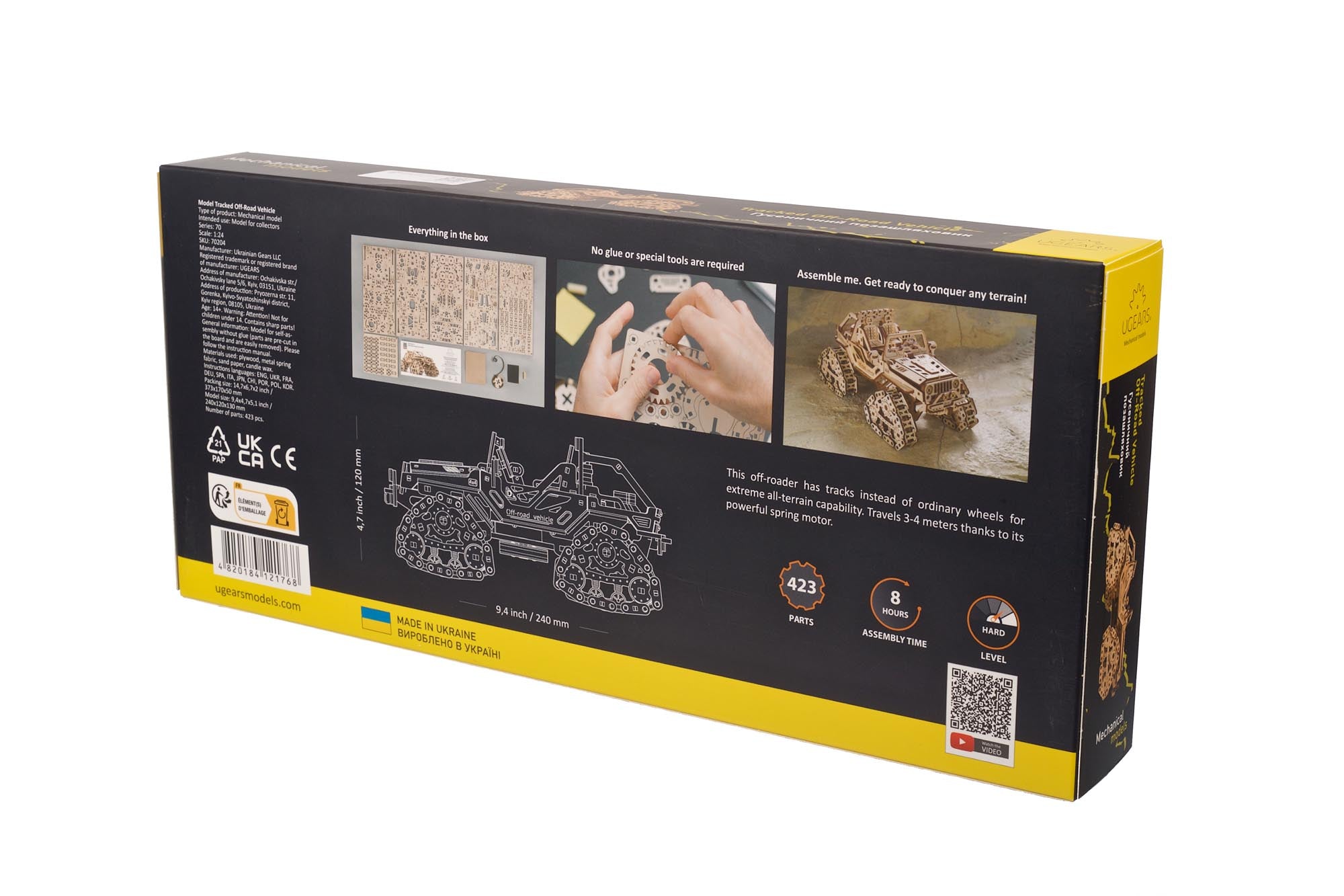 UGears Tracked Off-Road Vehicle