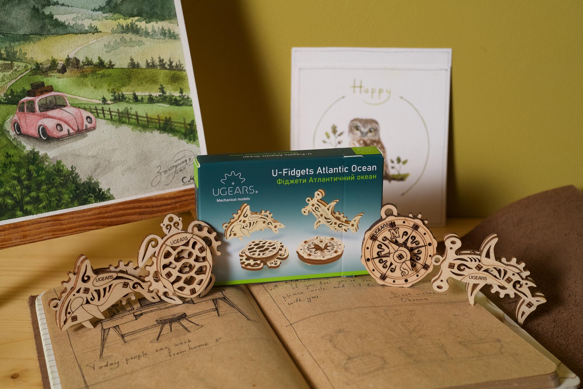 UGears U-Fidgets Atlantic Ocean