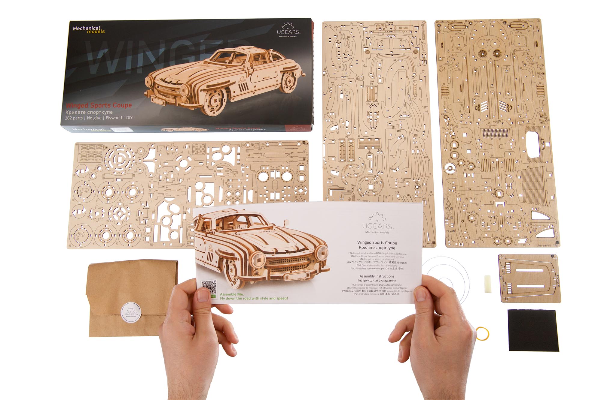 UGears Winged Sports Coupe