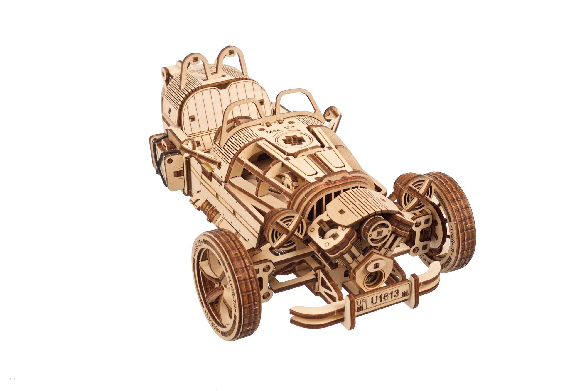 UGears Three-wheeler UGR-S Wooden Mechanical Model
