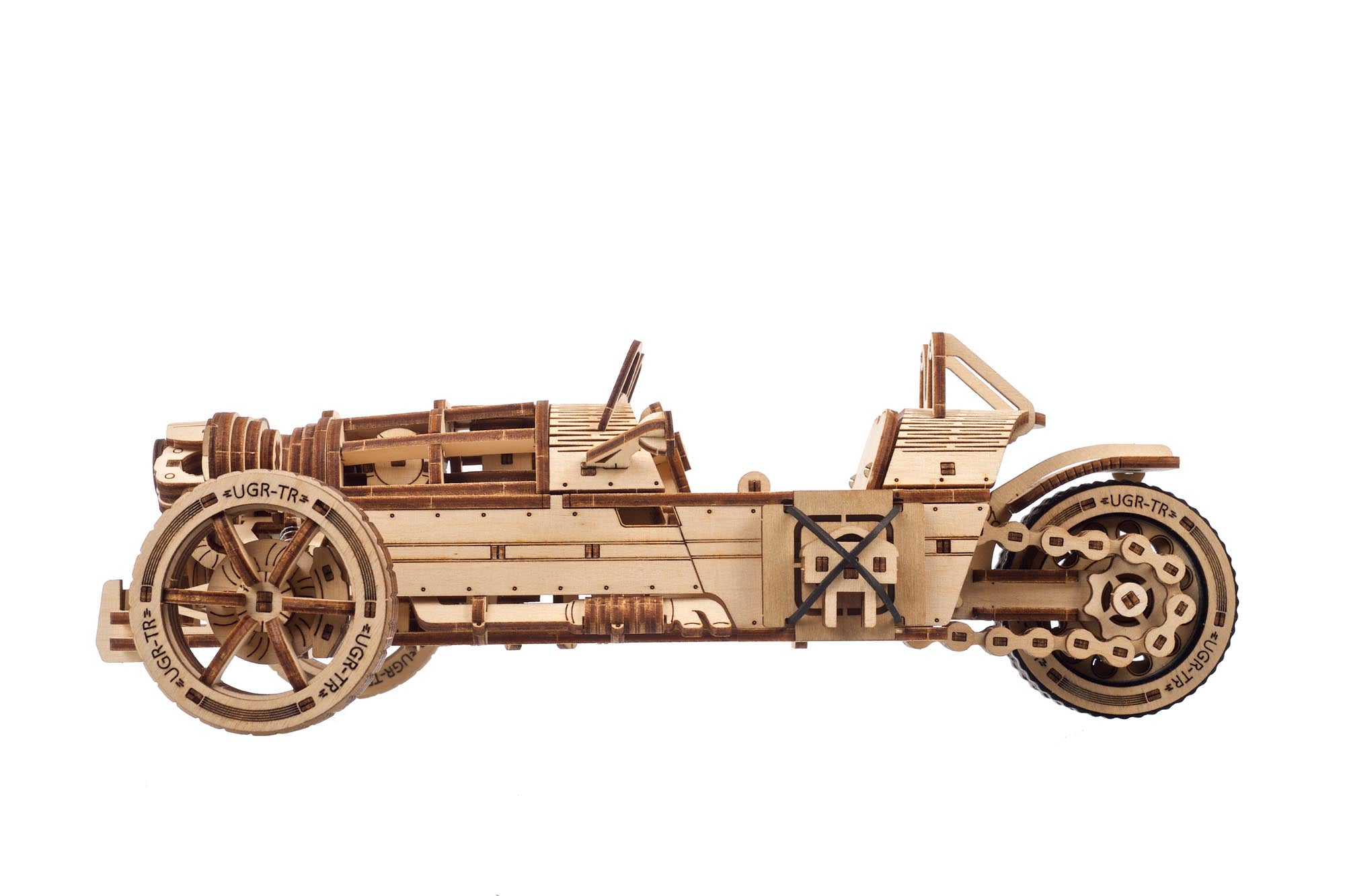 UGears Three-wheeler UGR-S Wooden Mechanical Model