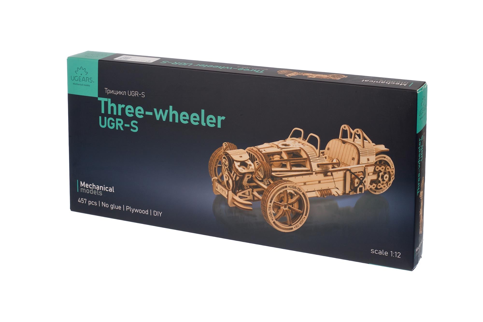 UGears Three-wheeler UGR-S Wooden Mechanical Model